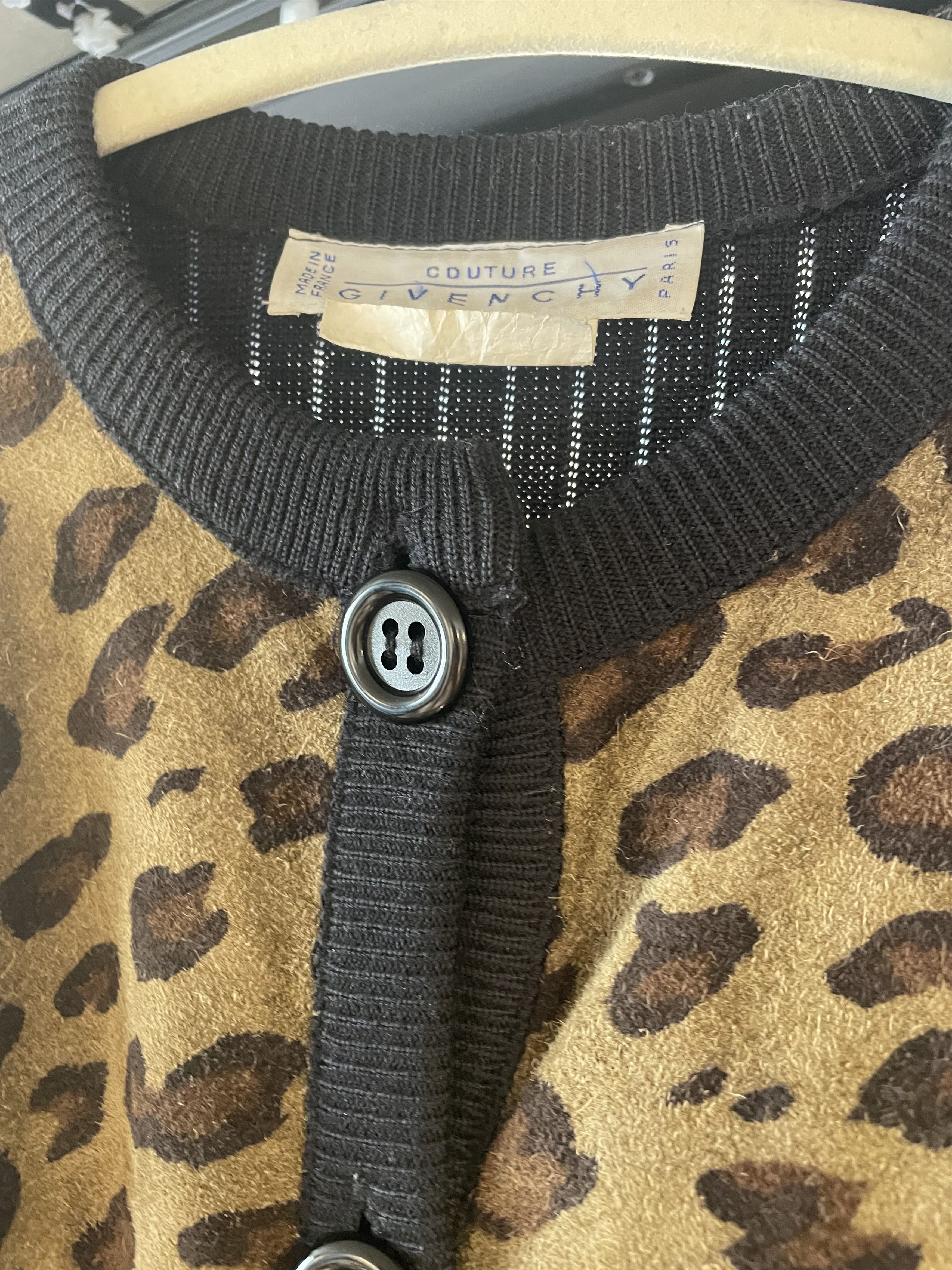 Givenchy Givenchy Laine Wool Leopard Print Cardigan【FREE SHIPPING】 Size M / US 6-8 / IT 42-44 - 7 Thumbnail