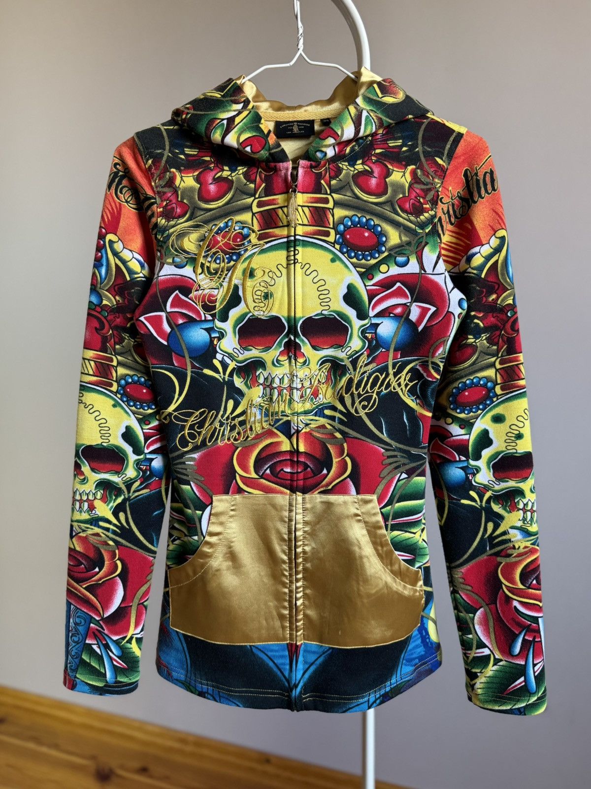 Christian Audigier Christian Audigier Ed Hardy Zip Hoodie Jacket Y2K All Over Size XS / US 0-2 / IT 36-38 - 5 Thumbnail