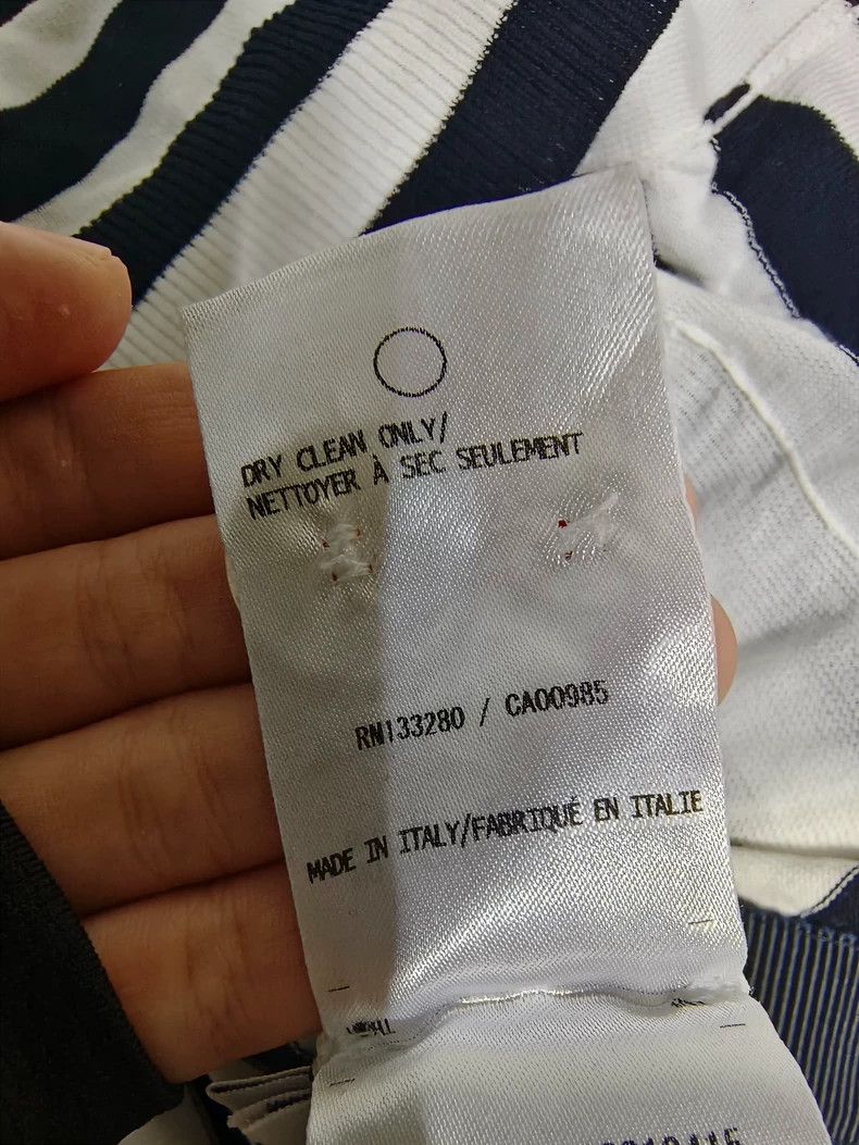 Thom Browne Thom Browne size3 White and black striped cardigan Size US L / EU 52-54 / 3 - 4 Thumbnail