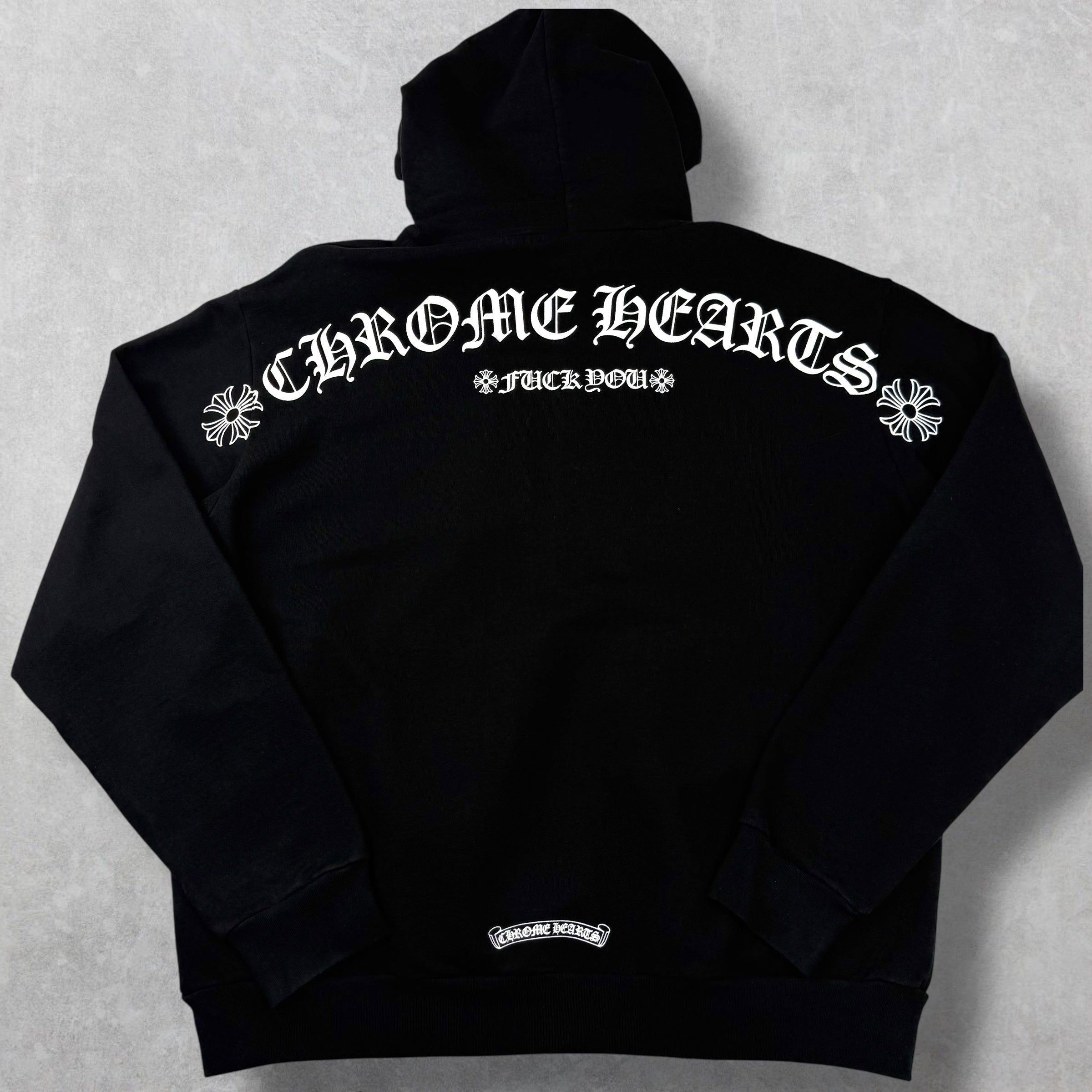 Chrome Hearts Chrome Hearts Black T-bar Hoodie L Size US L / EU 52-54 / 3 - 2 Thumbnail