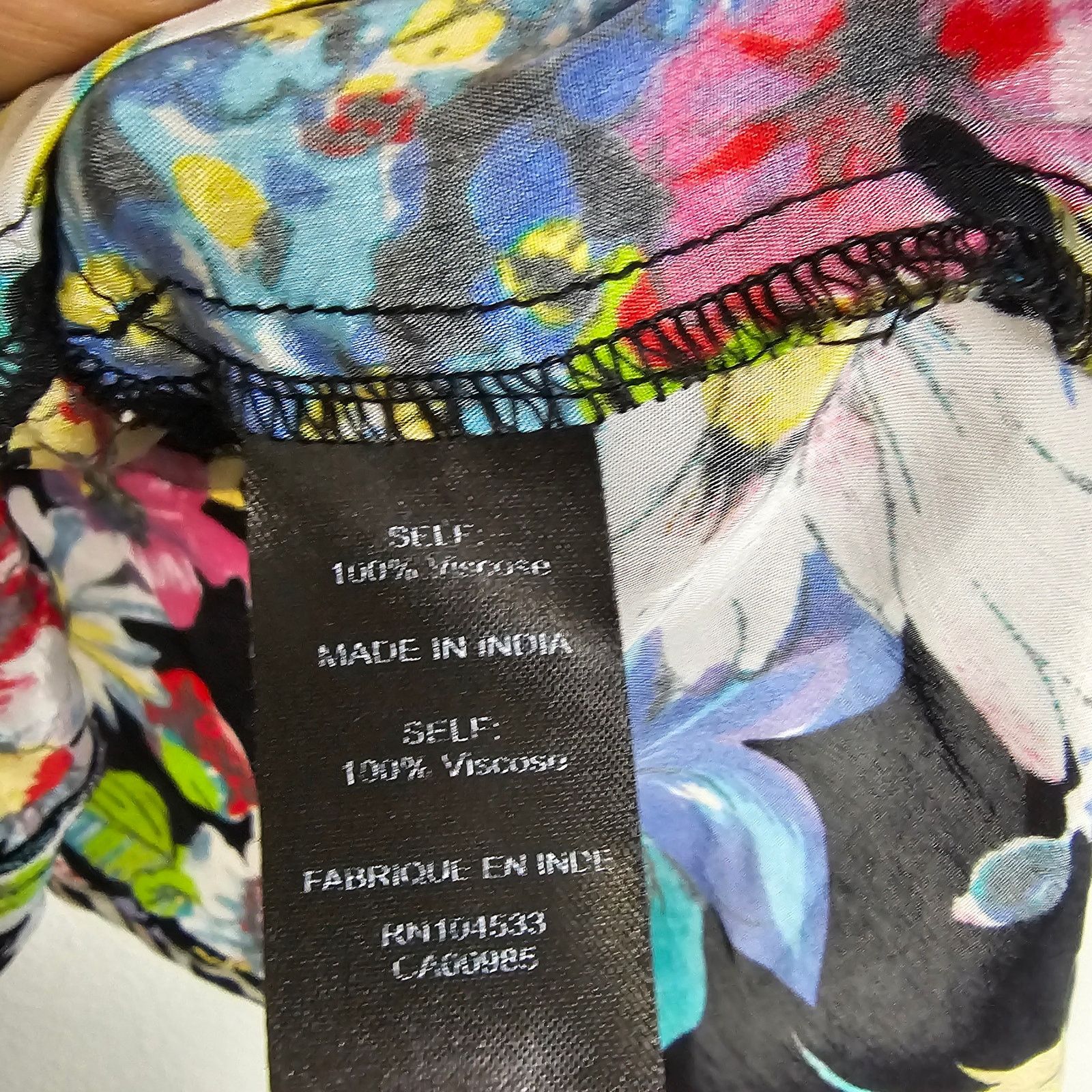 Nanette Lepore Nanette Lepore Womens Floral Boquet Wrap Top 6 Artsy Whimsy Size M / US 6-8 / IT 42-44 - 7 Thumbnail