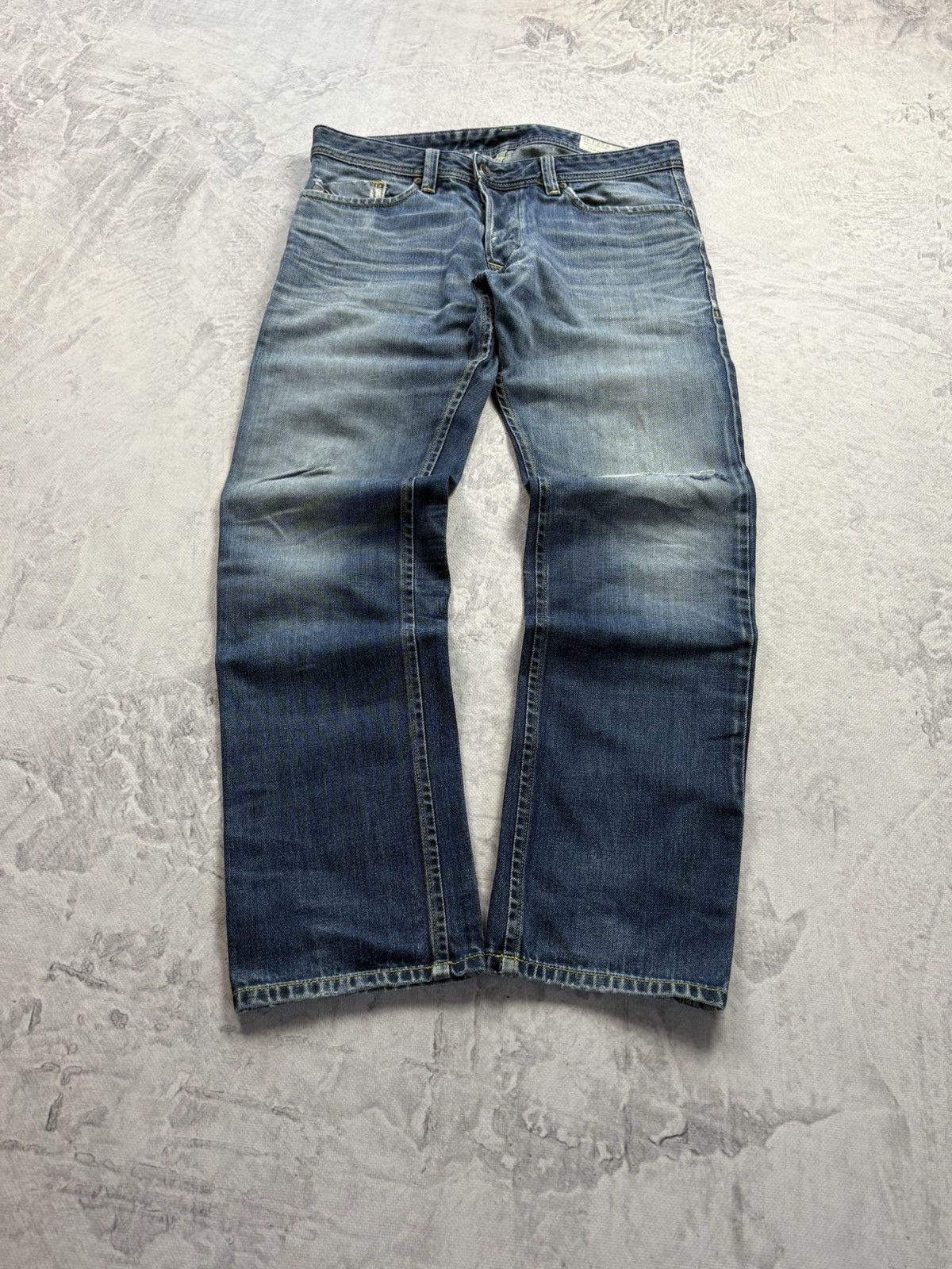 Diesel VINTAGE DIESEL DARRON DENIM JEANS WASHED RETRO Size US 32 / EU 48 - 1 Thumbnail