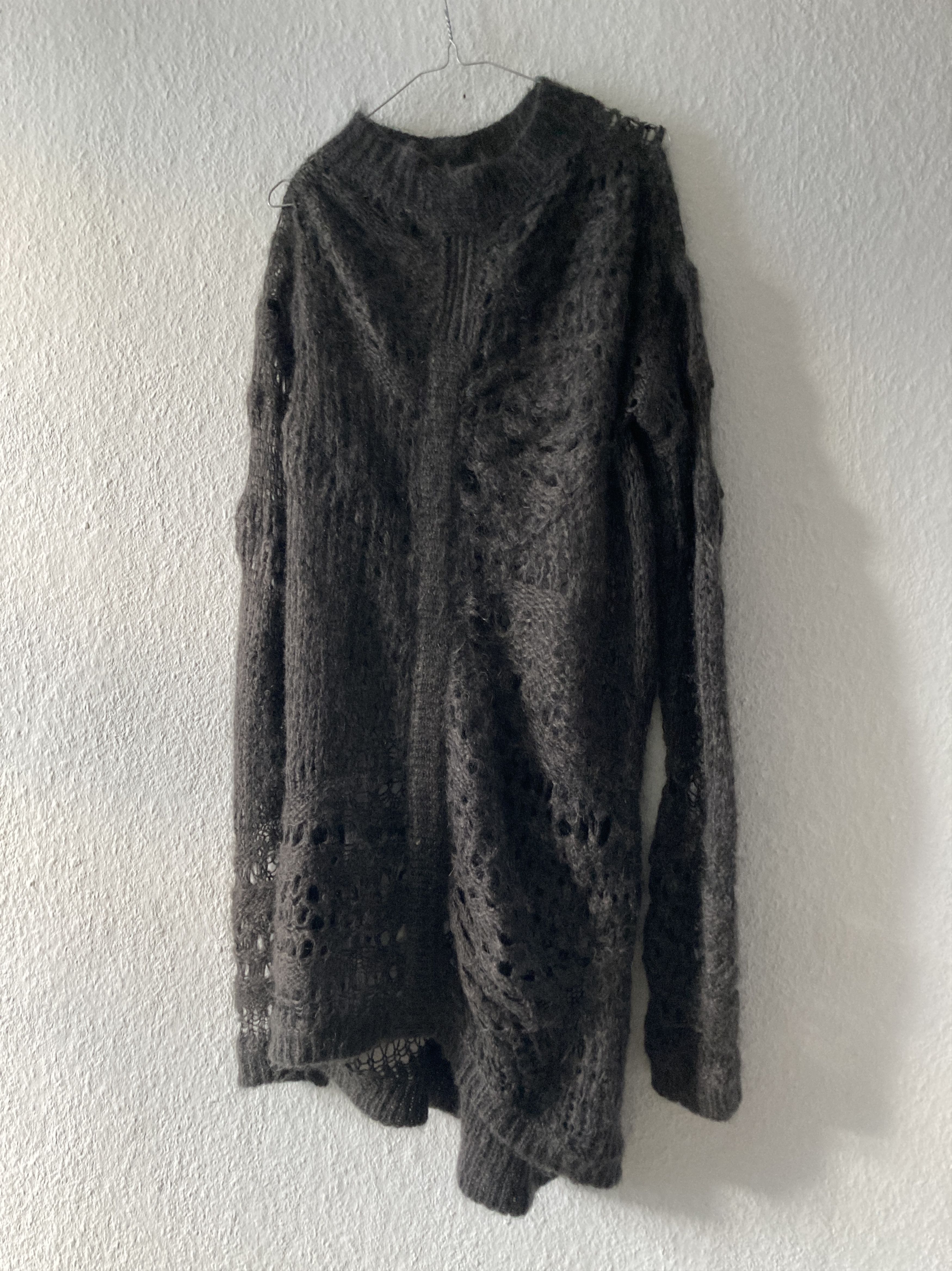 Rick Owens F/W 14 "MOODY" Sample Mohair & Silk Psycho Knit Rick Owens Size US M / EU 48-50 / 2 - 10 Thumbnail