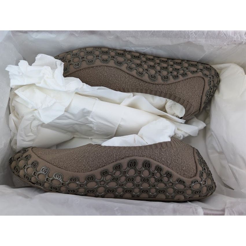 Gucci o1rshd1 Sponge Socks Slip-On Sneakers in Brown 42 Size US 9 / EU 42 - 20 Thumbnail