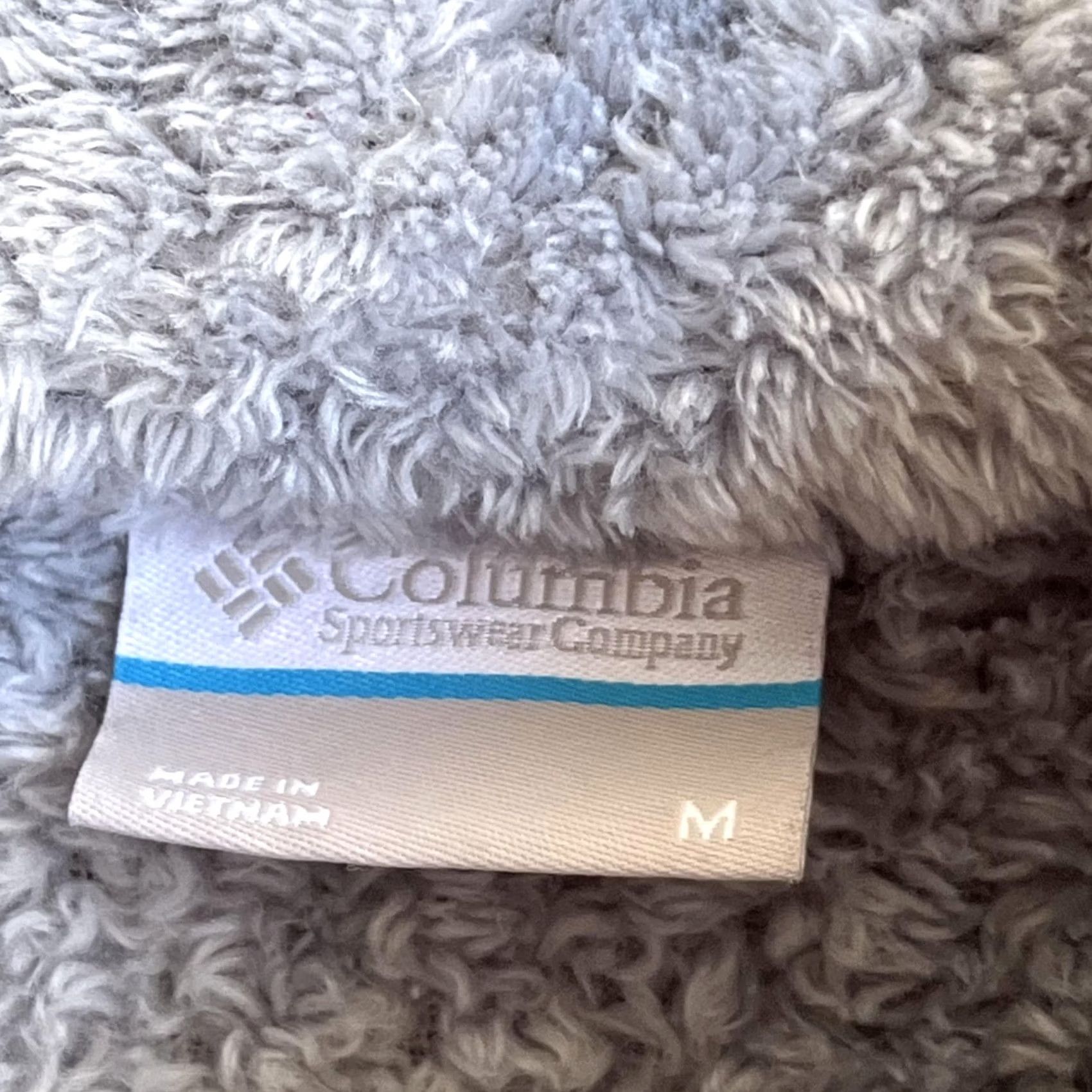 Vintage Columbia Womens Fleece Jacket Medium Gray Full Zip Outdoor Winter Fall Spring Casual Travel Pockets Zipper Logo Basic Jacket Womens Medium Gray Size M / US 6-8 / IT 42-44 - 4 Thumbnail