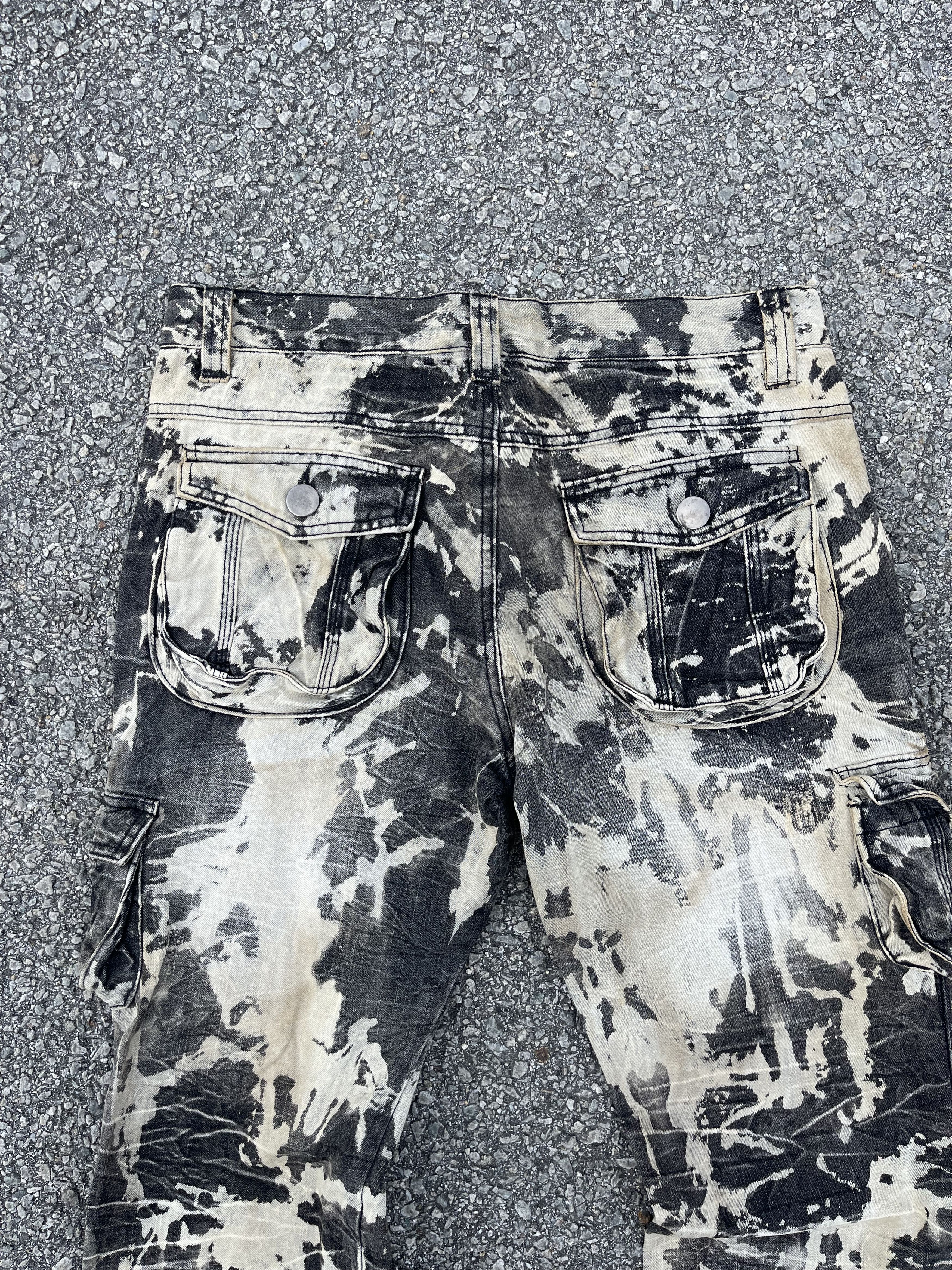 Beauty Beast Topism Flare Multipocket Acid Wash Travis Scott Style Size US 32 / EU 48 - 18 Thumbnail