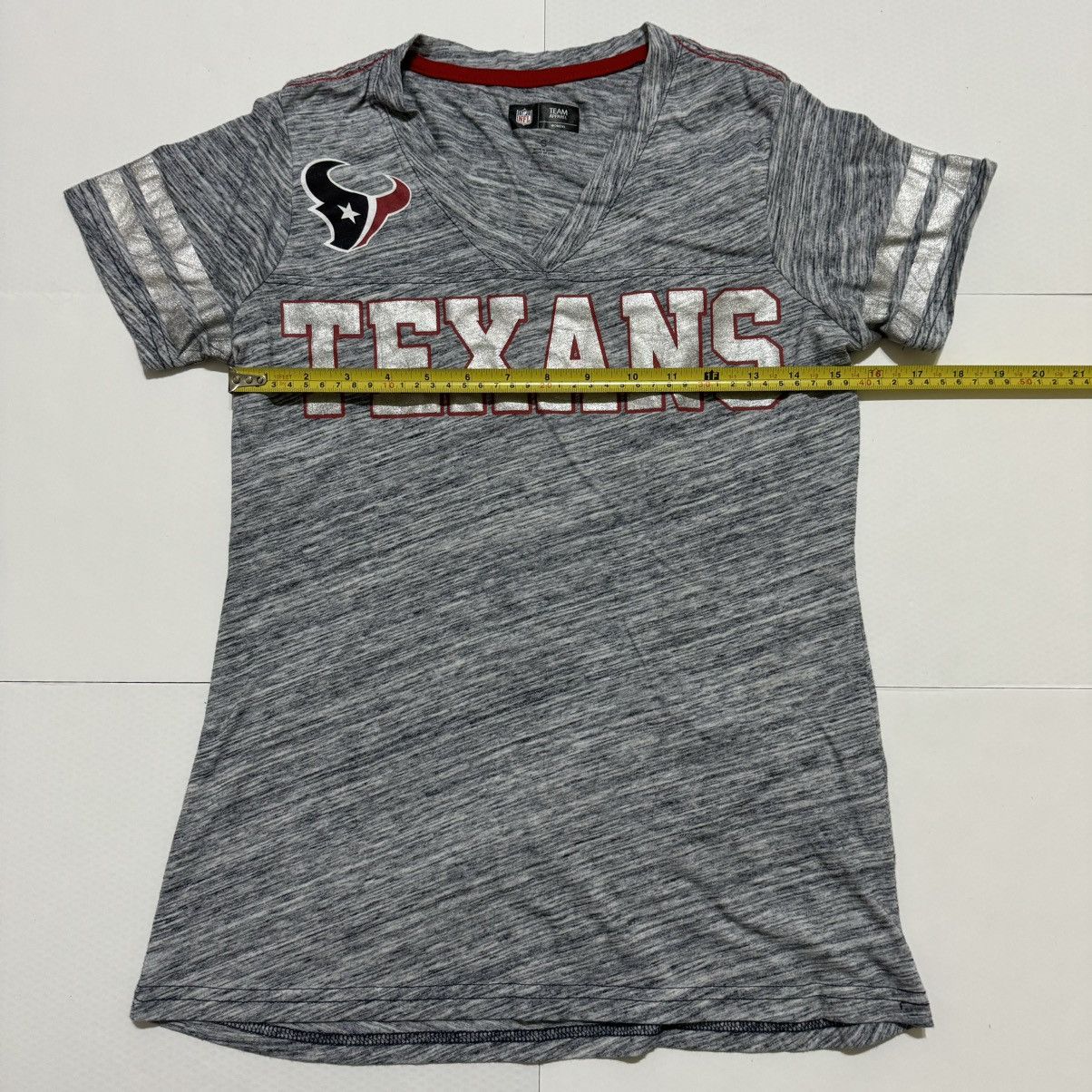 NFL NFL Team Apparel Houston Texans Football Tee Shirt Size S / US 4 / IT 40 - 3 Thumbnail