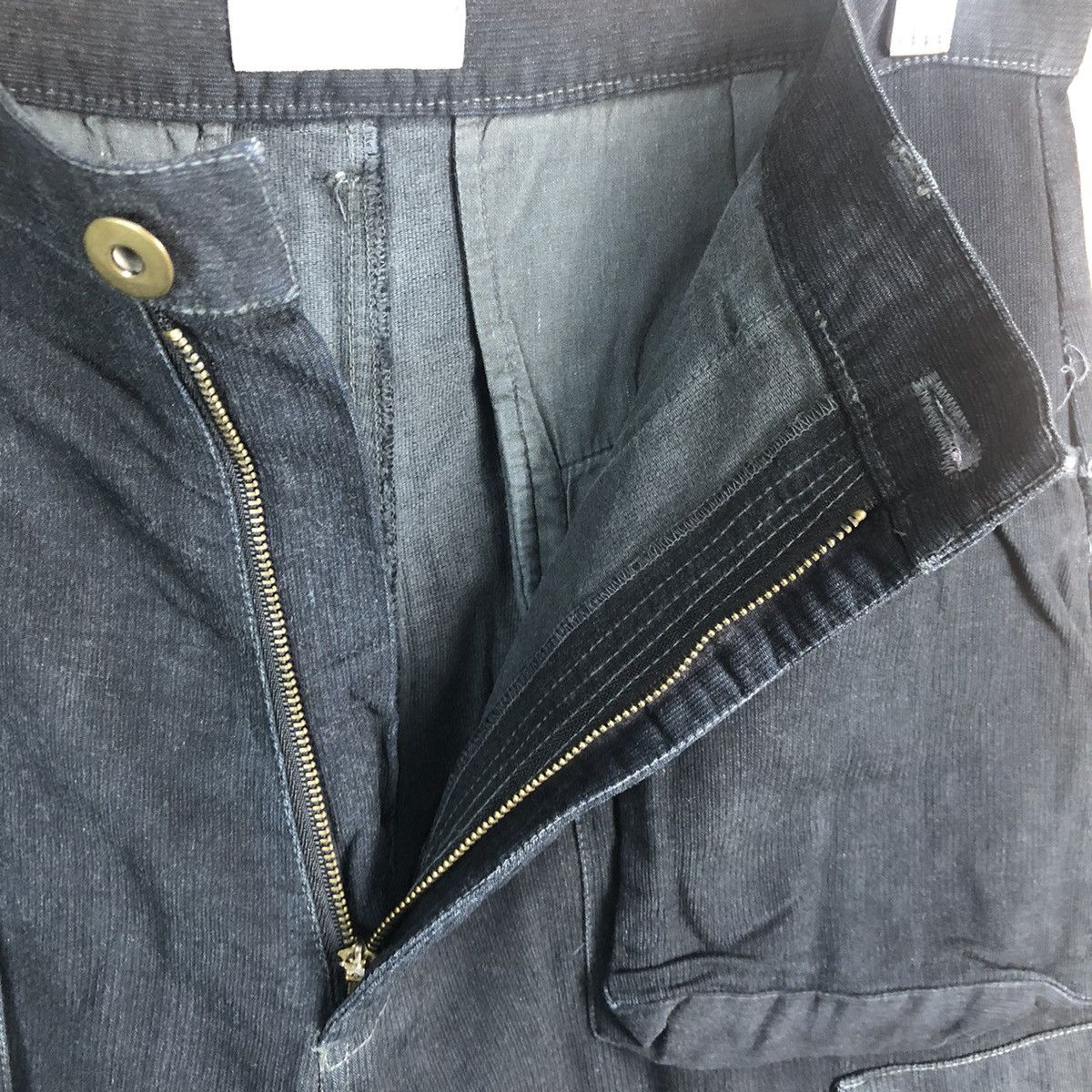 HARE DL Hare Dark Blue utility Cargo Multipocket Pants #C652 Size US 31 - 12 Thumbnail