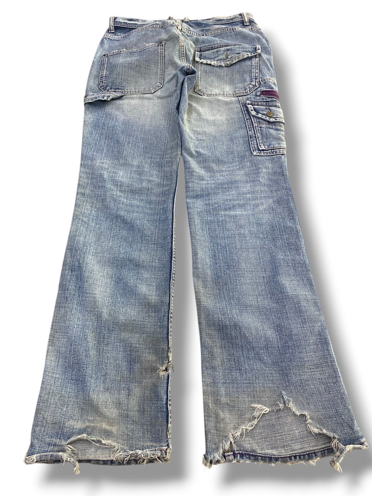 Japanese Brand Japanese Brand Back Carpenter Style Wide Leg Jeans Size US 30 / EU 46 - 3 Thumbnail