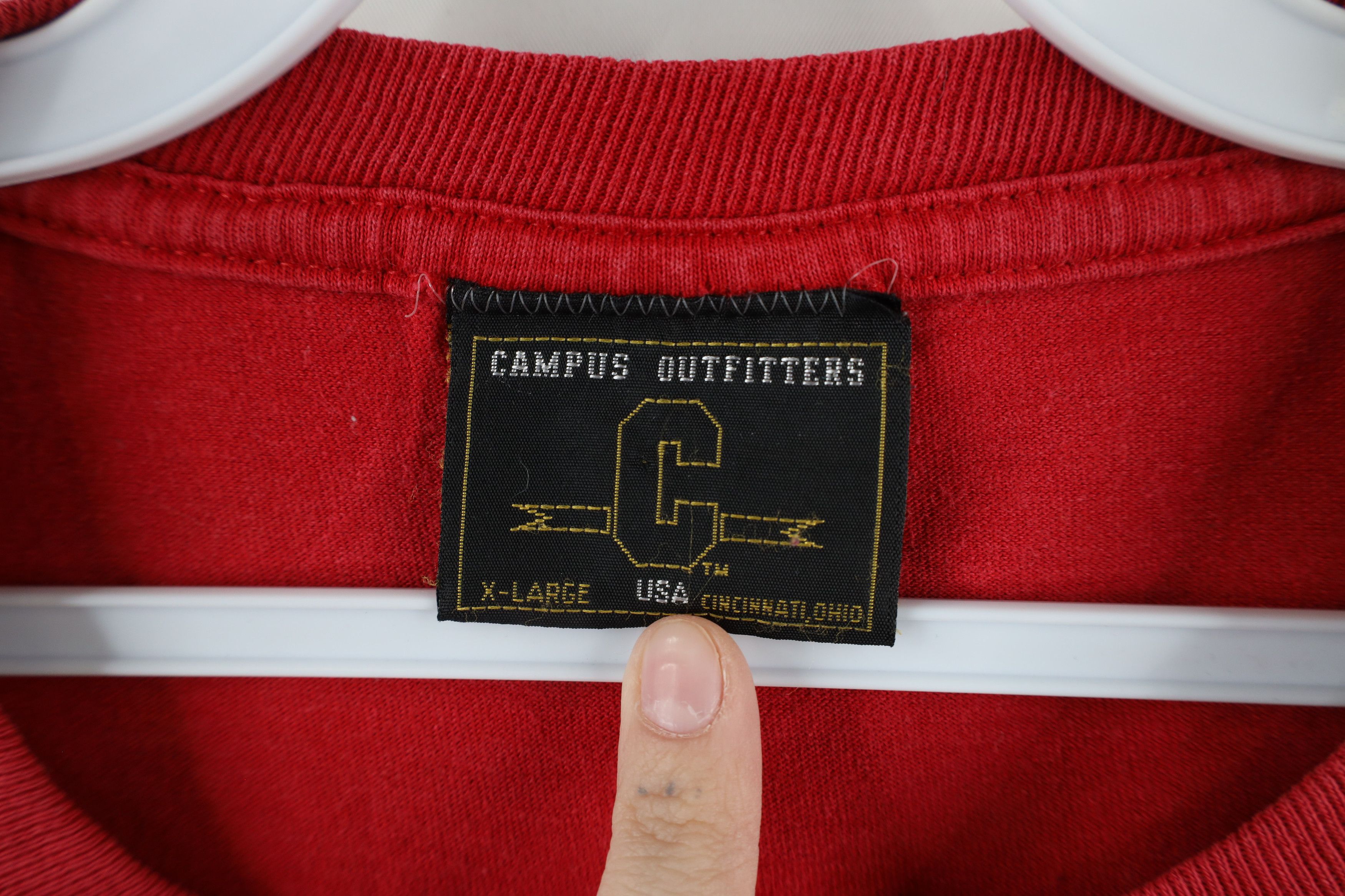 Vintage Vintage 90s Ohio State University Short Sleeve T-Shirt USA Size US XL / EU 56 / 4 - 6 Thumbnail
