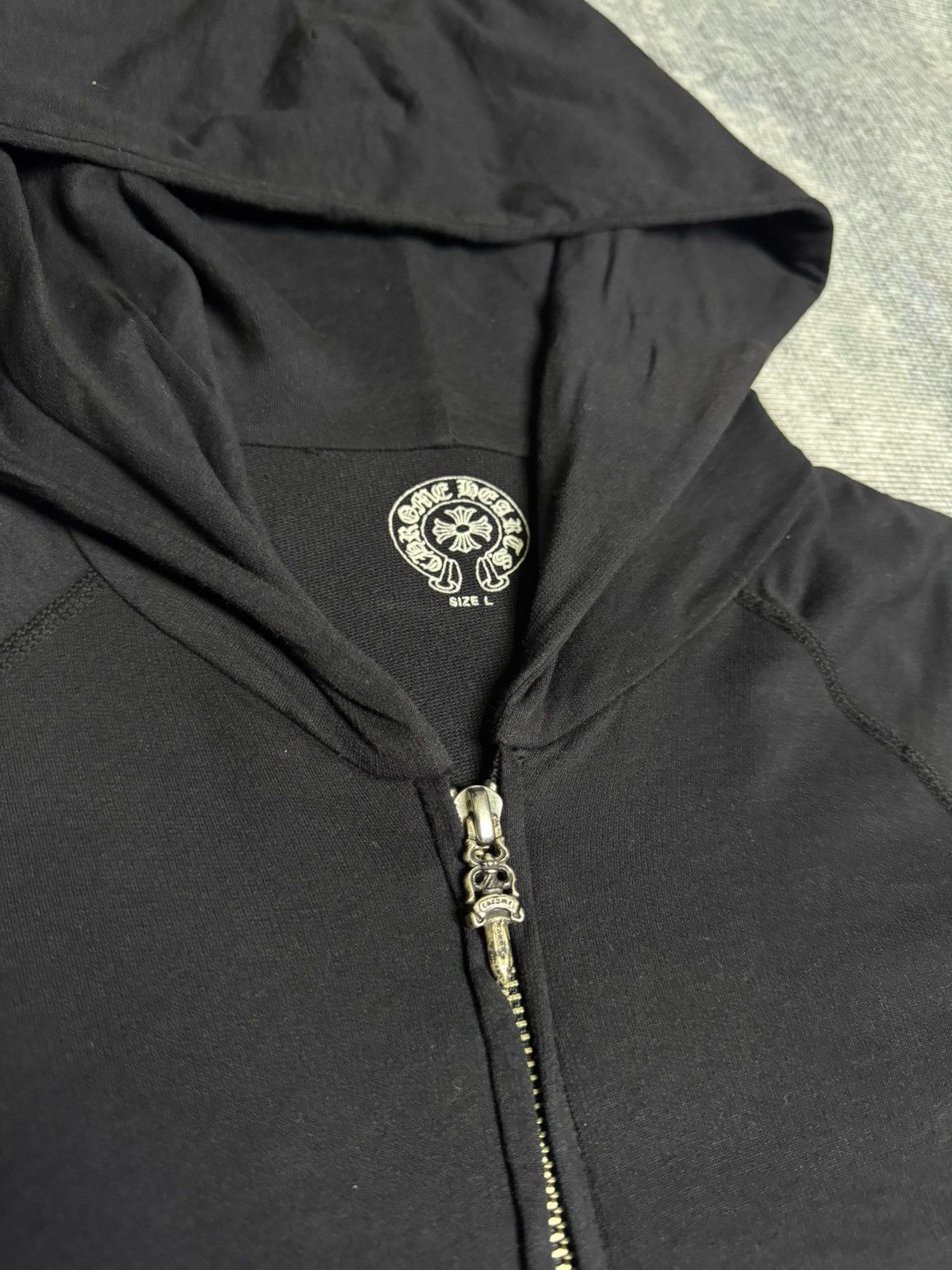 Chrome Hearts RARE! VINTAGE! Zip-up Cross Plus Sweater Size US L / EU 52-54 / 3 - 7 Thumbnail