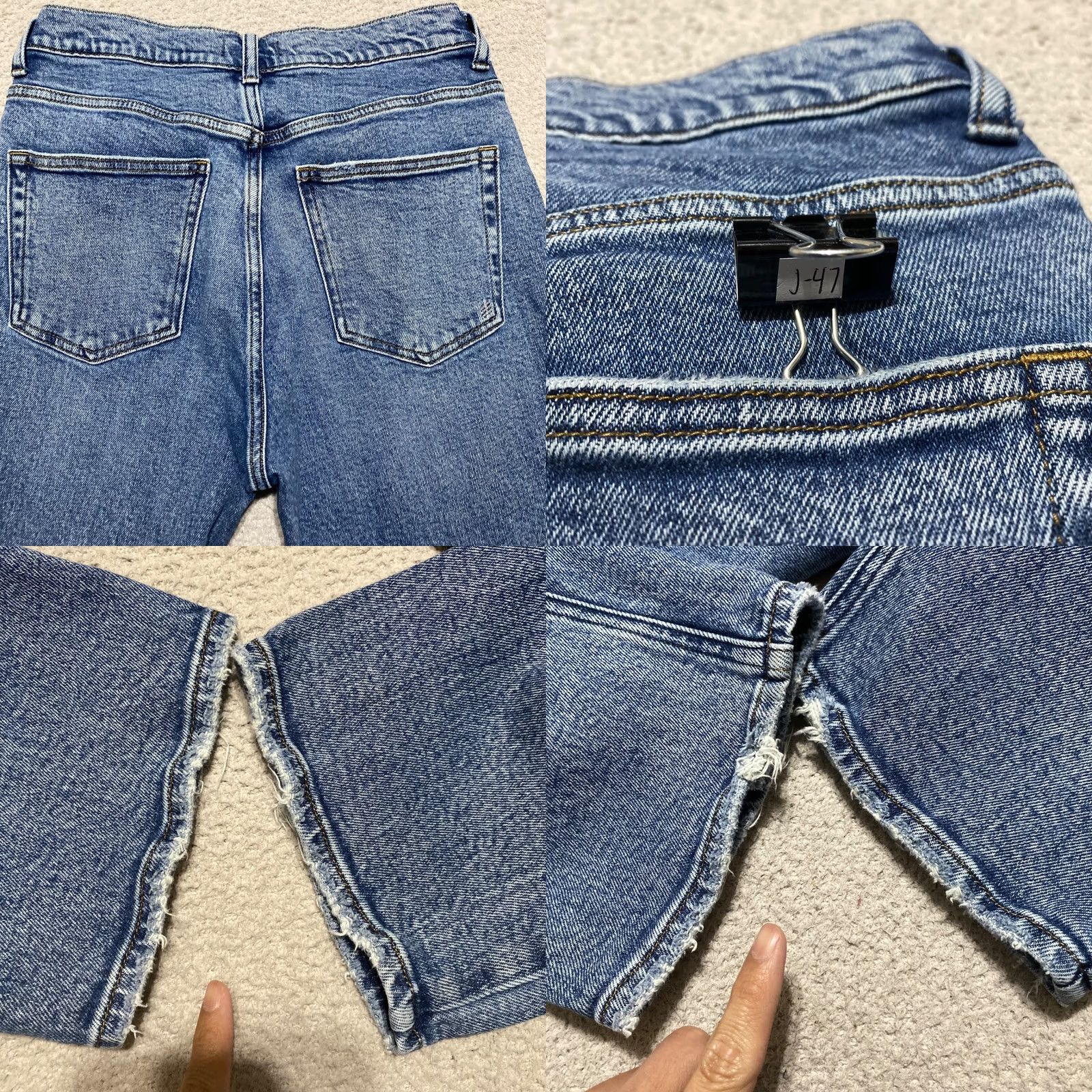 Silver Jeans Co. Silver Jeans Co Womens Jeans Blue Denim Medium Wash Straight High Rise 29 Adult Womens XS-Plus? Size 29" - 9 Thumbnail