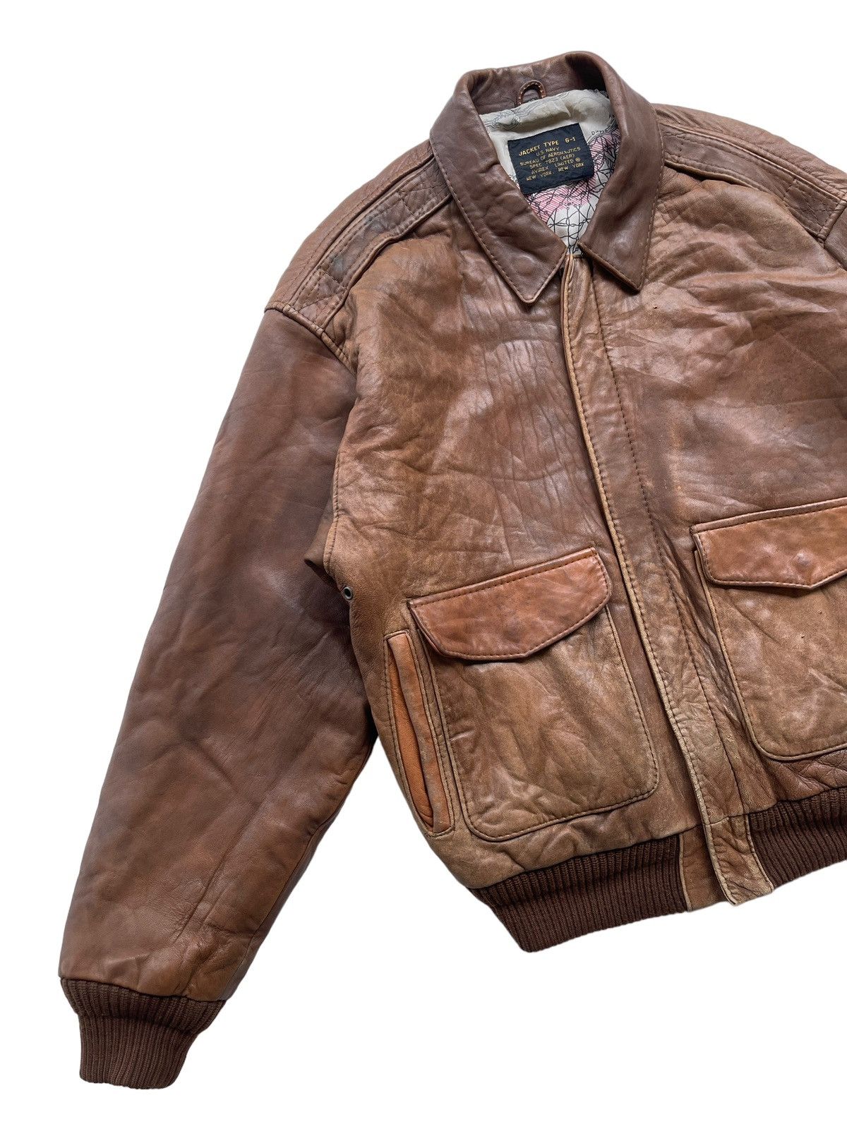 Avirex Avirex Top Gun Type G-1 US Navy Leather Jacket Size US L / EU 52-54 / 3 - 6 Thumbnail