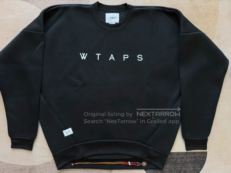 Wtaps Wtaps Black space cotton machine knit t-shirt Size US L / EU 52-54 / 3 - 2 Thumbnail