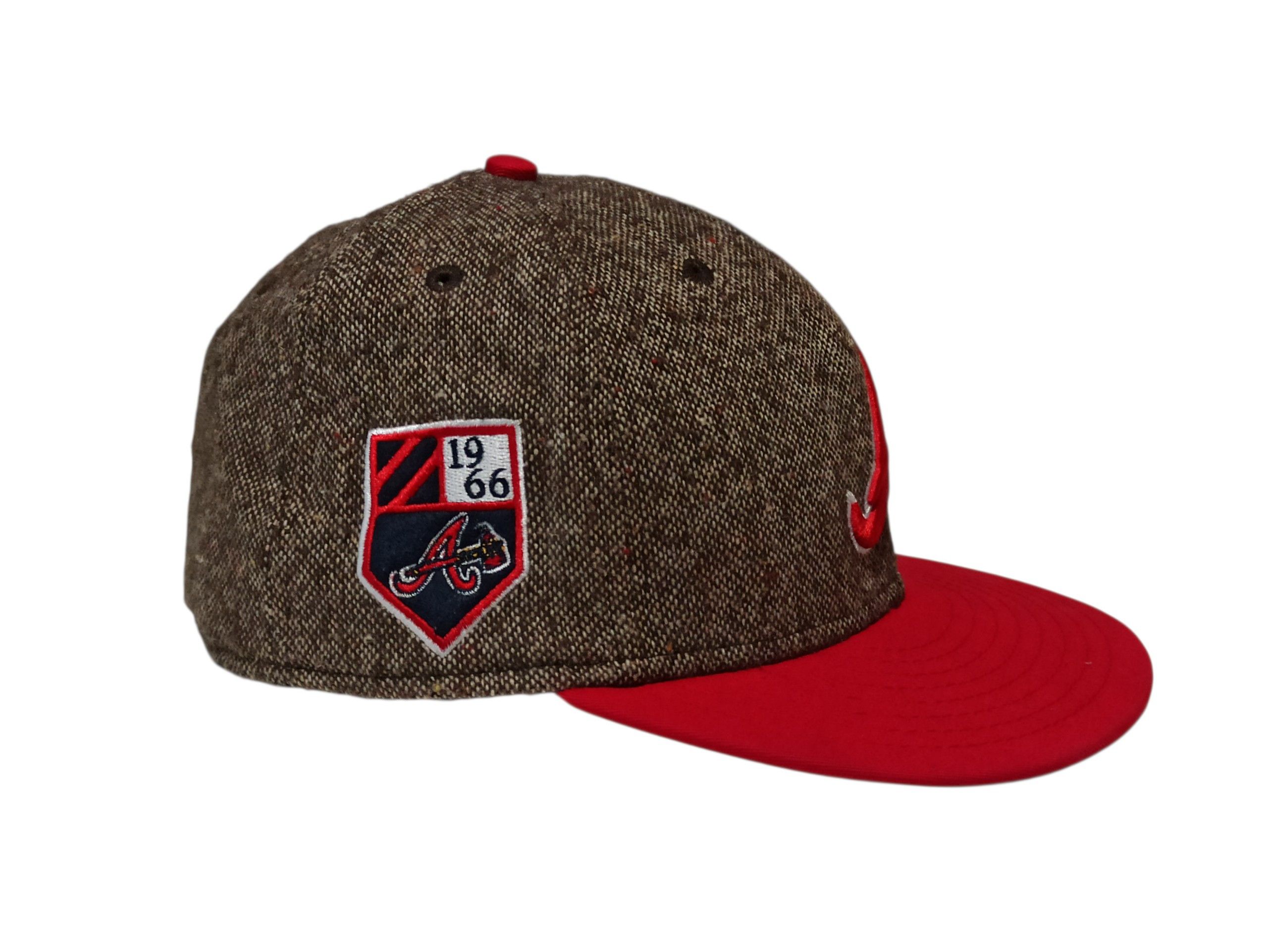 New Era New Era Atlanta Braves 59Fifty Tweed Cap Size ONE SIZE - 2 Thumbnail