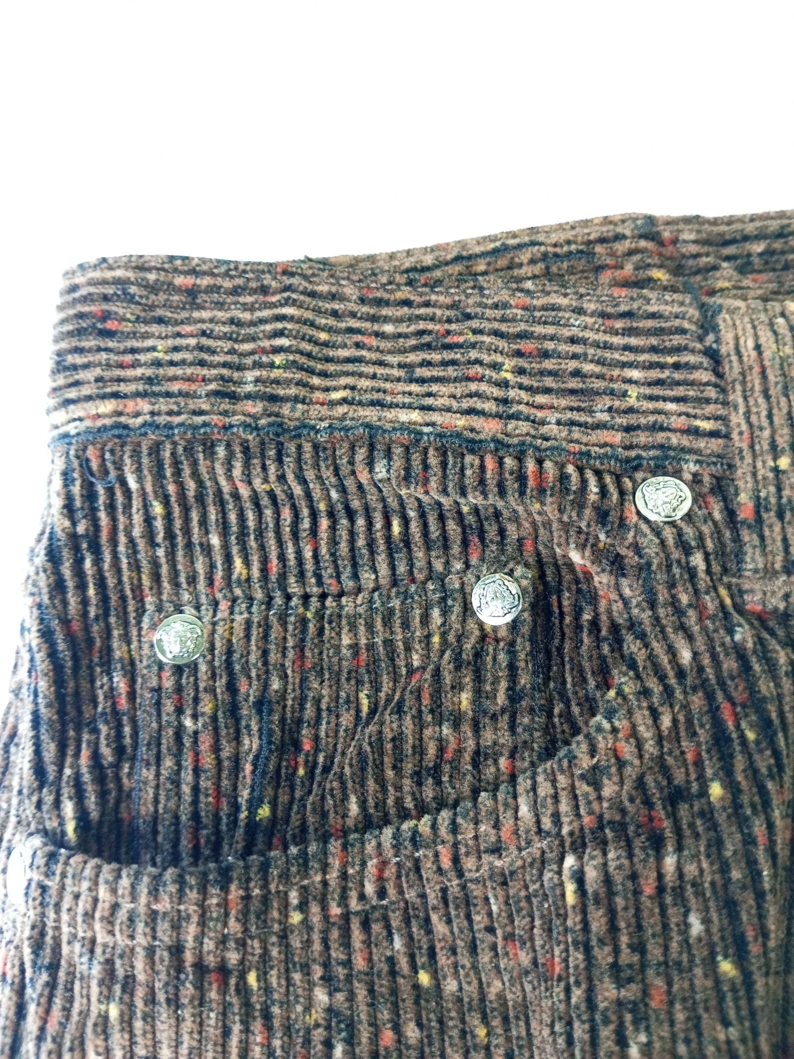 Versace Versace Jeans Couture Corduroy Men Long Pant Size US 33 - 4 Thumbnail