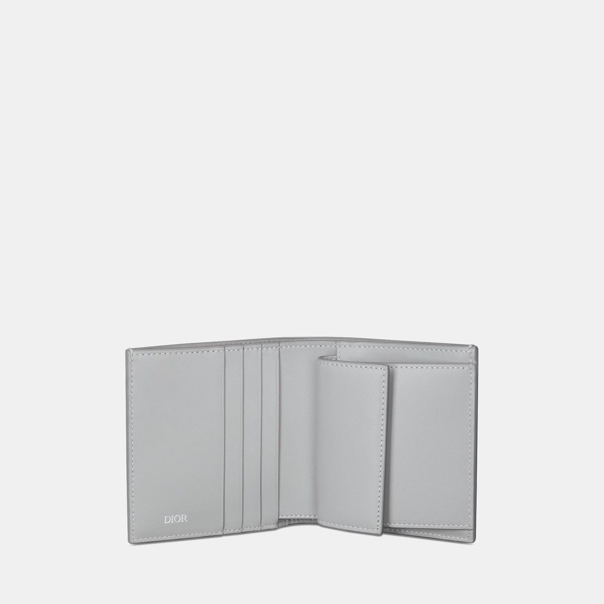 Dior o1bcso1str0226 Size :OS/ Compact Vertical Wallet in Grey Size ONE SIZE - 3 Thumbnail