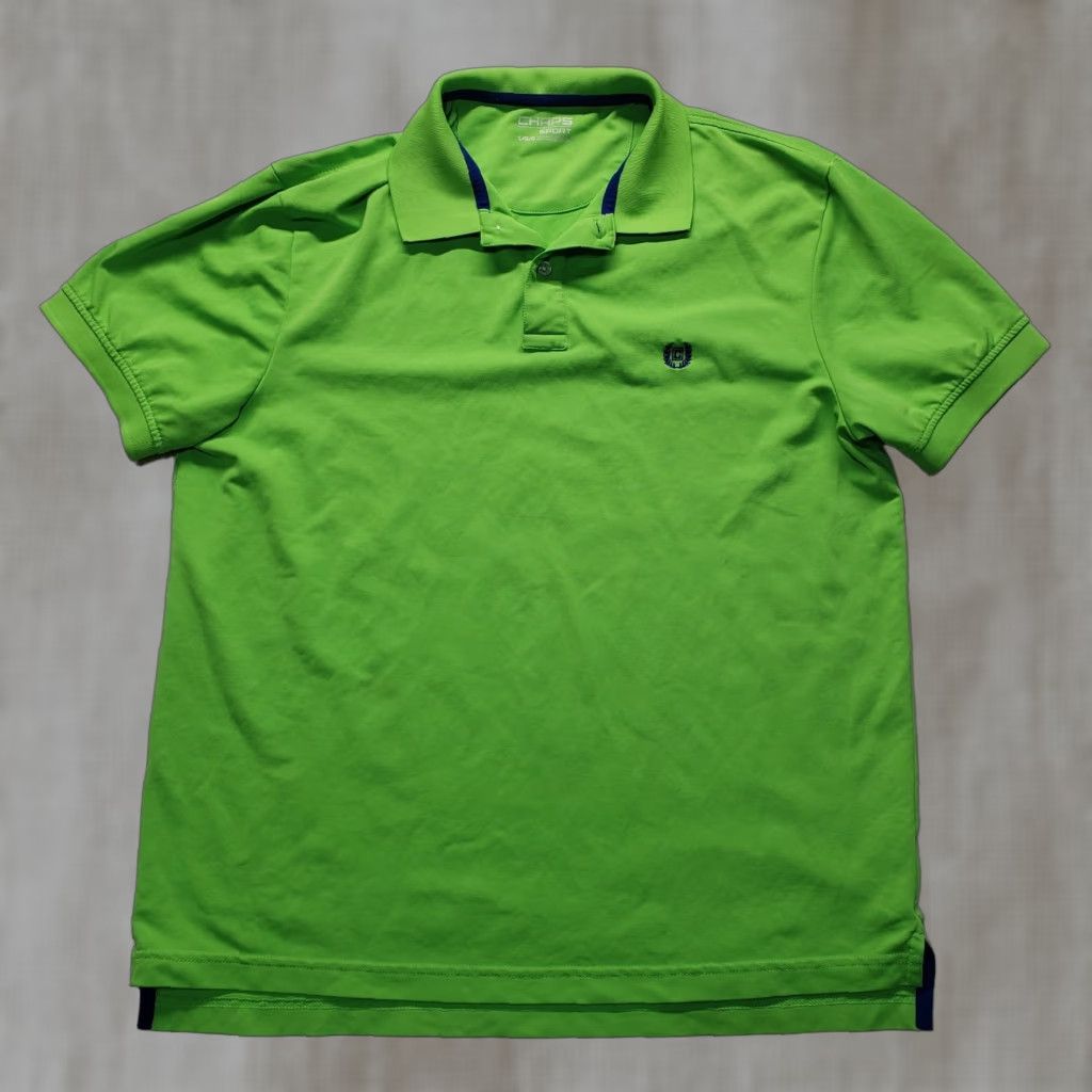 Chaps Chaps Polo Shirt Solid Green Short Sleeve Collared Cotton Women L Adult Large Polo Shirt Green, Shirt, Women, L Size L / US 10 / IT 46 - 1 Thumbnail