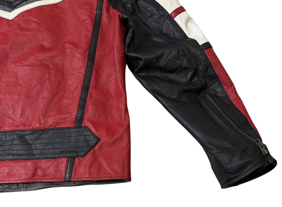 Japanese Brand Ultraman Dyna Bandai Type SG03 Combat Cowhide Leather Jacket Size US L / EU 52-54 / 3 - 16 Thumbnail