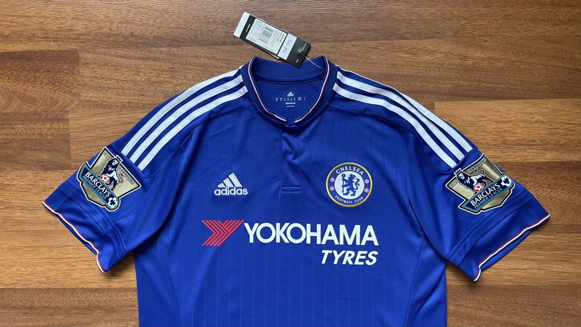 Adidas CHELSEA ADIDAS 2014/2015 FOOTBALL HOME JERSEY #10 HAZARD Size US M / EU 48-50 / 2 - 3 Thumbnail