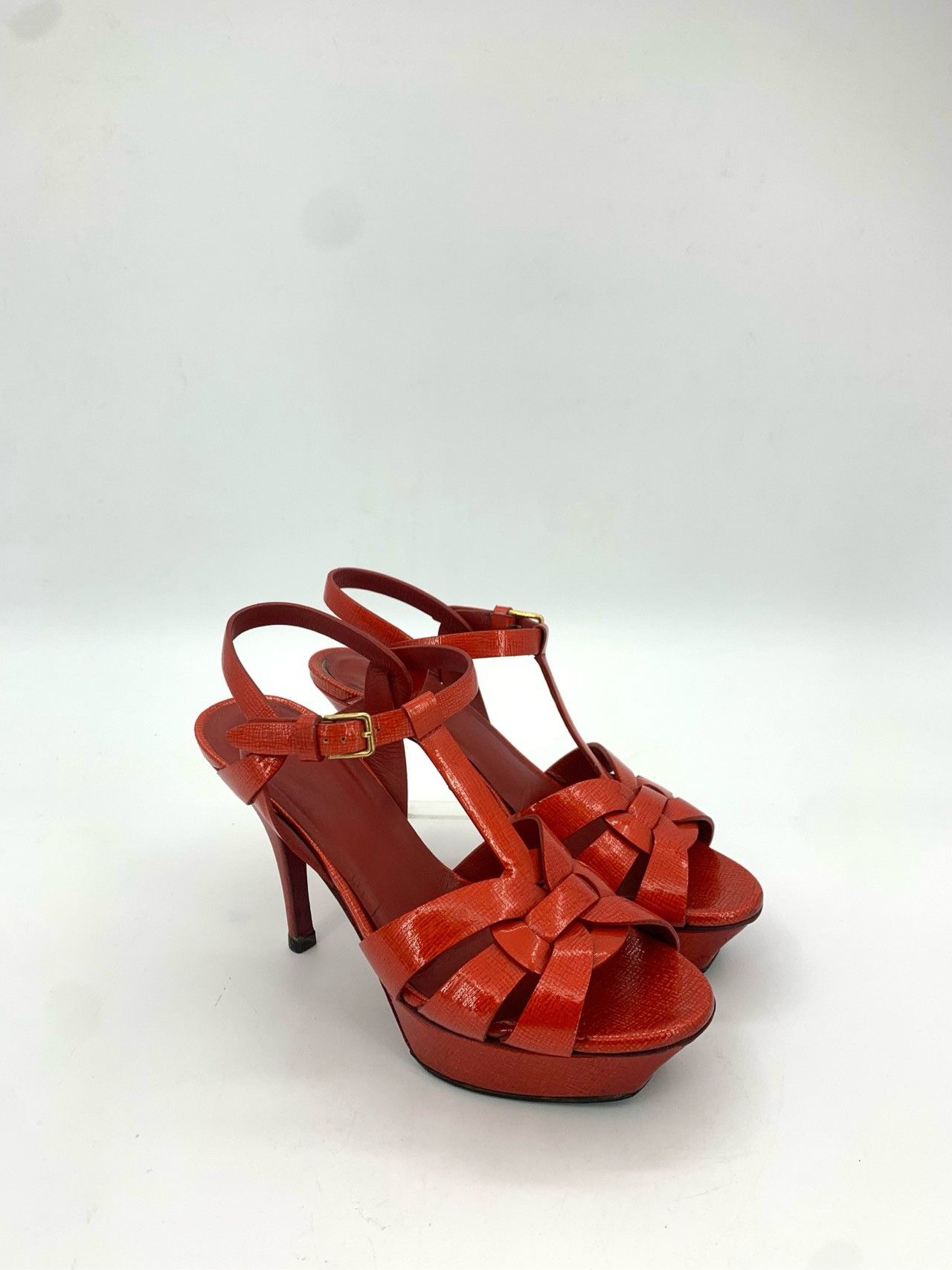 Yves Saint Laurent Yves Saint Laurent Patent Leather Platform High Heels Size US 4 / IT 34 - 3 Thumbnail