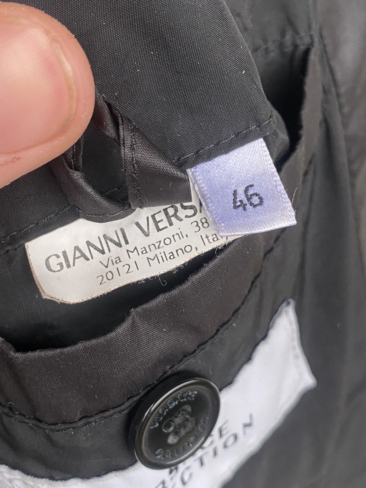 Versace 🖤Gianni Versace Collection Quilted Moto Jacket Size US S / EU 44-46 / 1 - 9 Thumbnail