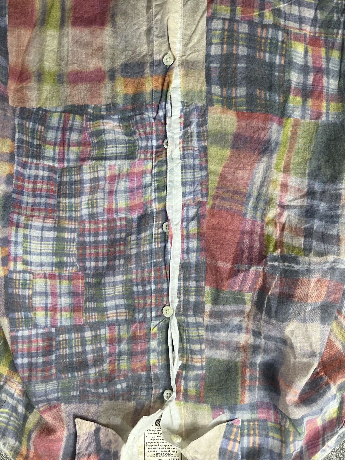 Japanese Brand Slow gun patchwork pattern button up shirt Size US M / EU 48-50 / 2 - 2 Thumbnail