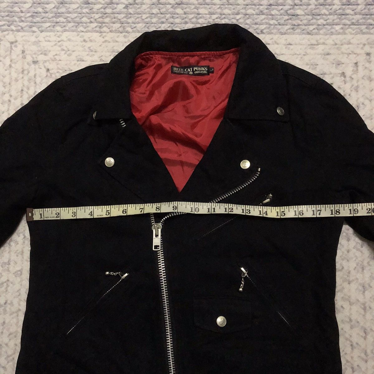 Japanese Brand × Seditionaries × Vintage Rare Hell Cat Punks Double Collar Punk Jacket Size US XXS / EU 40 - 8 Thumbnail