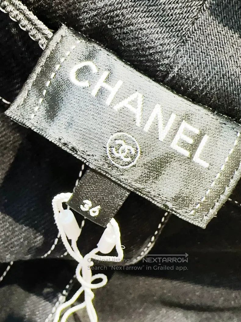 Chanel Chanel 23B black micro-comic jeans trousers Size 24" / US 00 / IT 34 - 5 Thumbnail