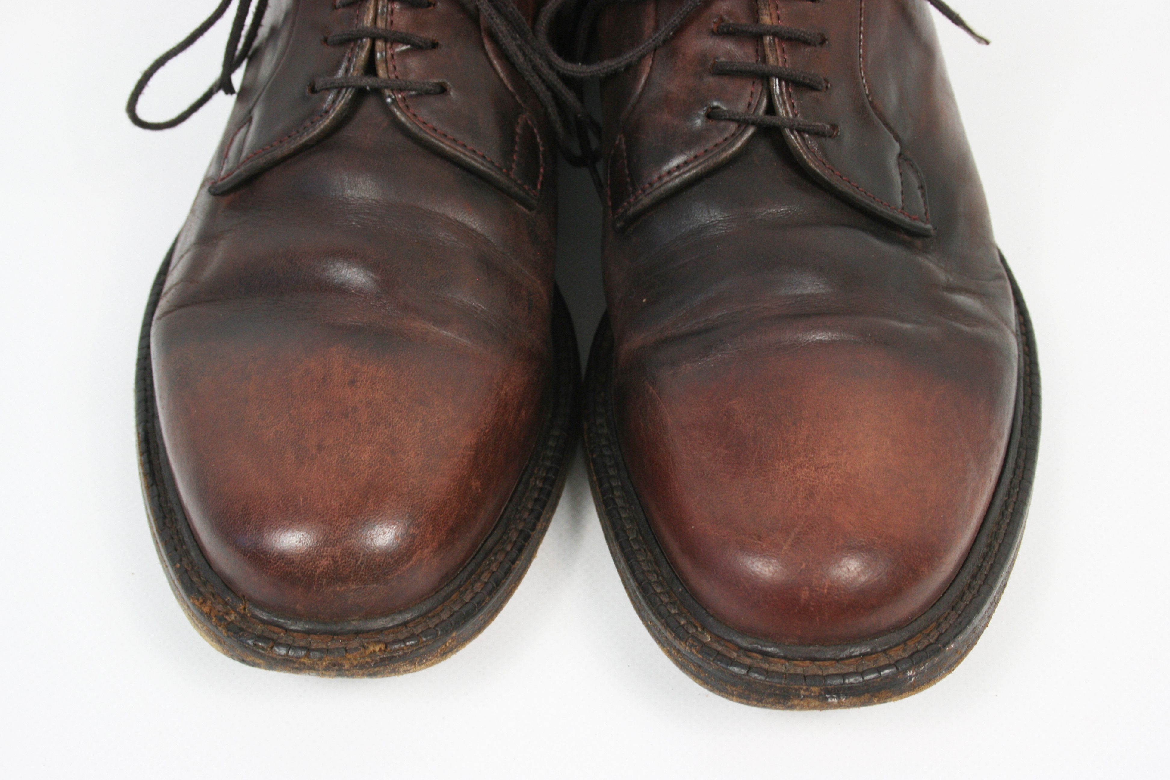 Boglioli Leather Derby Shoes Size US 11 / EU 44 - 4 Thumbnail