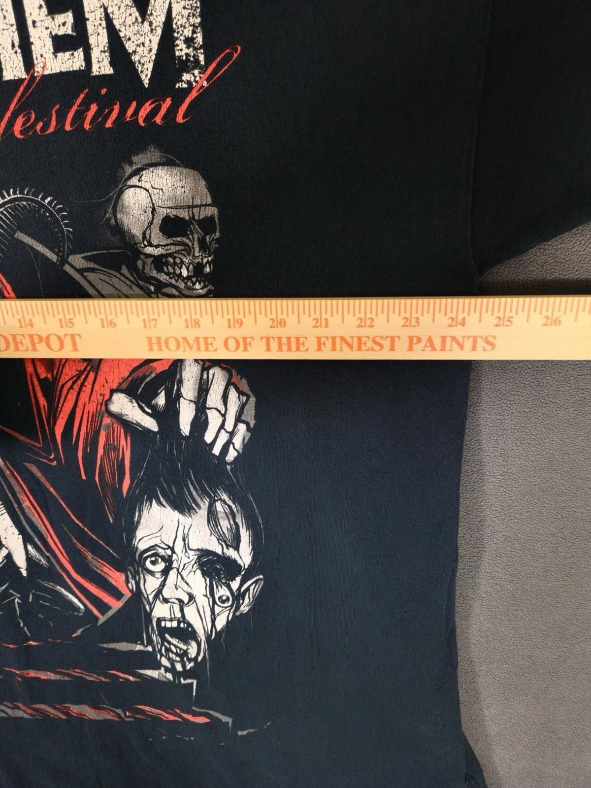 Gildan Rockstar Mayhem Festival Tour 2XL Metal Skull Grim Reaper #2 Size US XXL / EU 58 / 5 - 2 Thumbnail