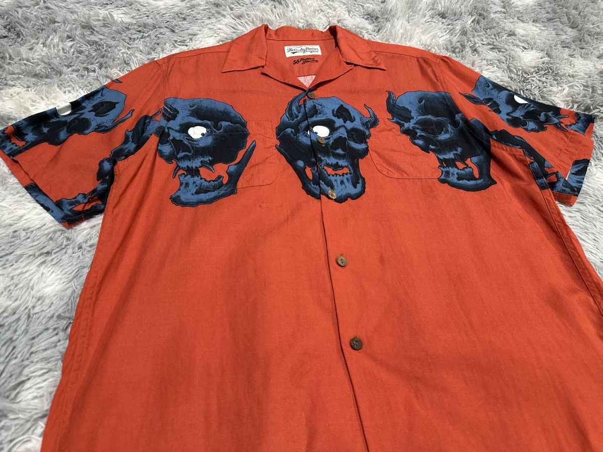 Wacko Maria 🔥Rare Wacko Maria x 56 Tattoo Studio Kabuki Shirt Size US L / EU 52-54 / 3 - 3 Thumbnail