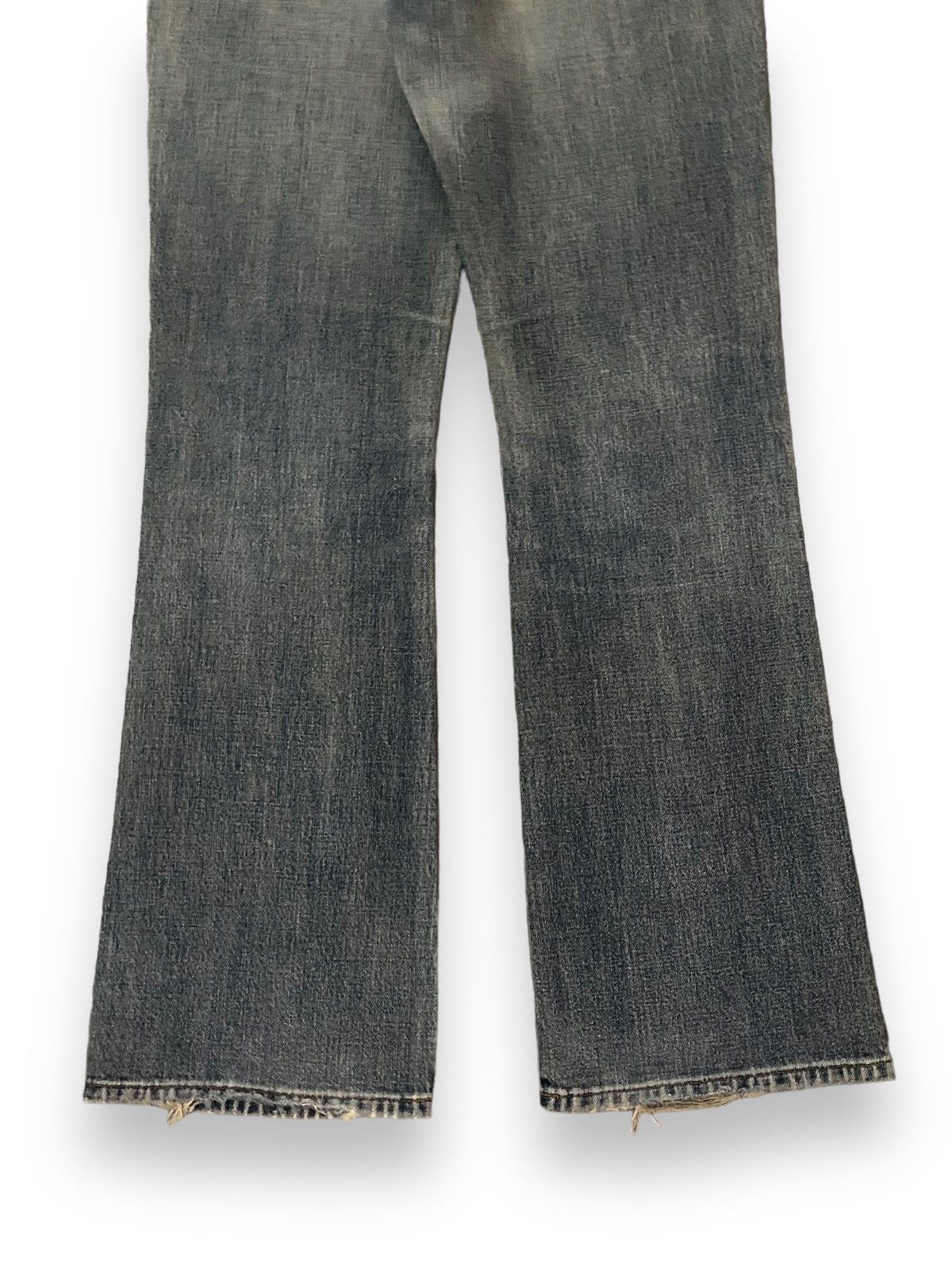 If Six Was Nine Vintage Wrangler Western Denim Flared Jeans Size US 30 / EU 46 - 7 Thumbnail