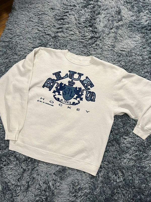 Vintage St. Louis Blues Vintage Sweatshirt 1991' Size US M / EU 48-50 / 2 - 2 Thumbnail