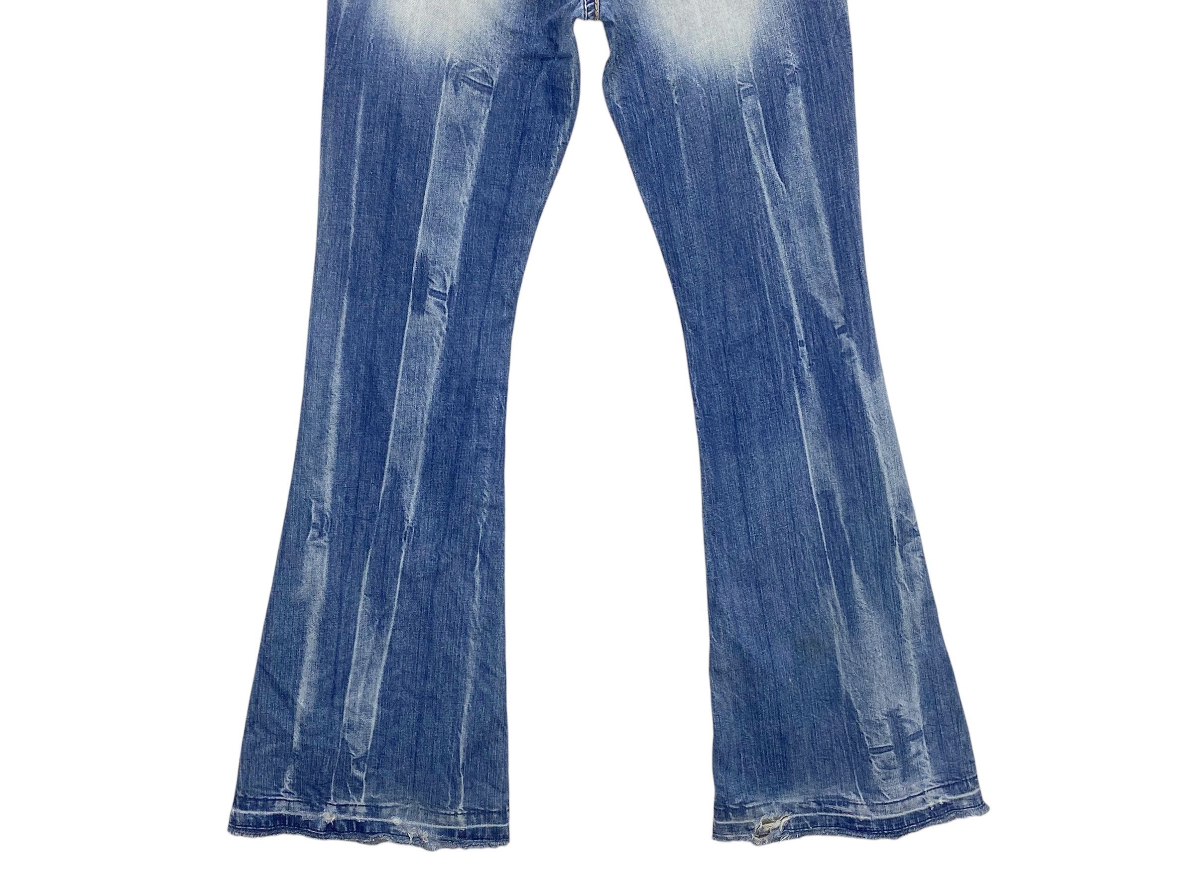 Japanese Brand Flare Jeans Cargo Bootcut Jeans Baker Pocket Pants Size US 27 - 6 Thumbnail