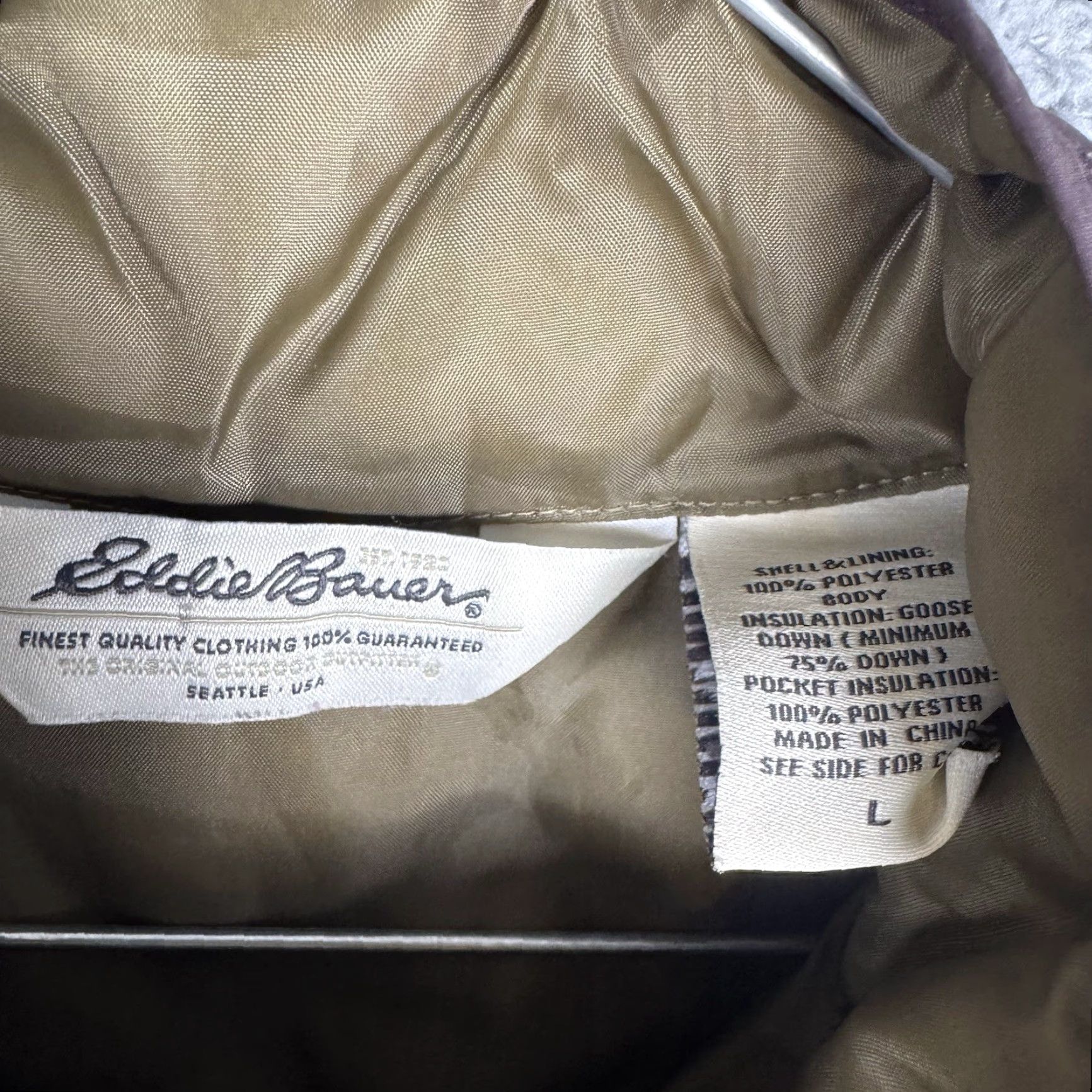 Eddie Bauer VINTAGE Eddie Bauer Vest Womens L Premium 550 Goose Down Lightweight Quilted Cargo Hike Extra? Size L / US 10 / IT 46 - 5 Thumbnail