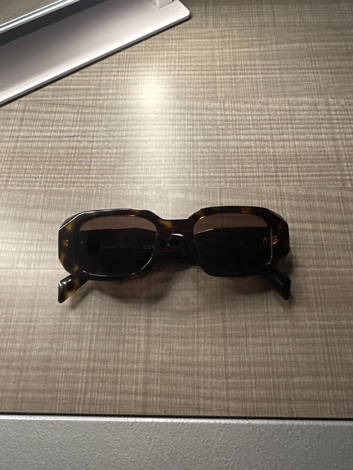 Prada PRADA Women's PR 17WS Rectangle Sunglasses Size ONE SIZE - 5 Thumbnail