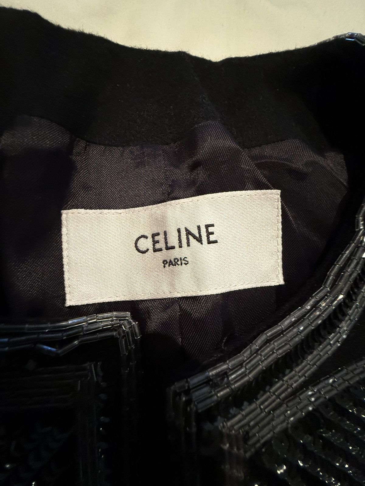 Celine × Hedi Slimane $6.1k 🤑 FW23 Celine Embroidered bow tie cardigan jacket Hedi Size US S / EU 44-46 / 1 - 19 Thumbnail