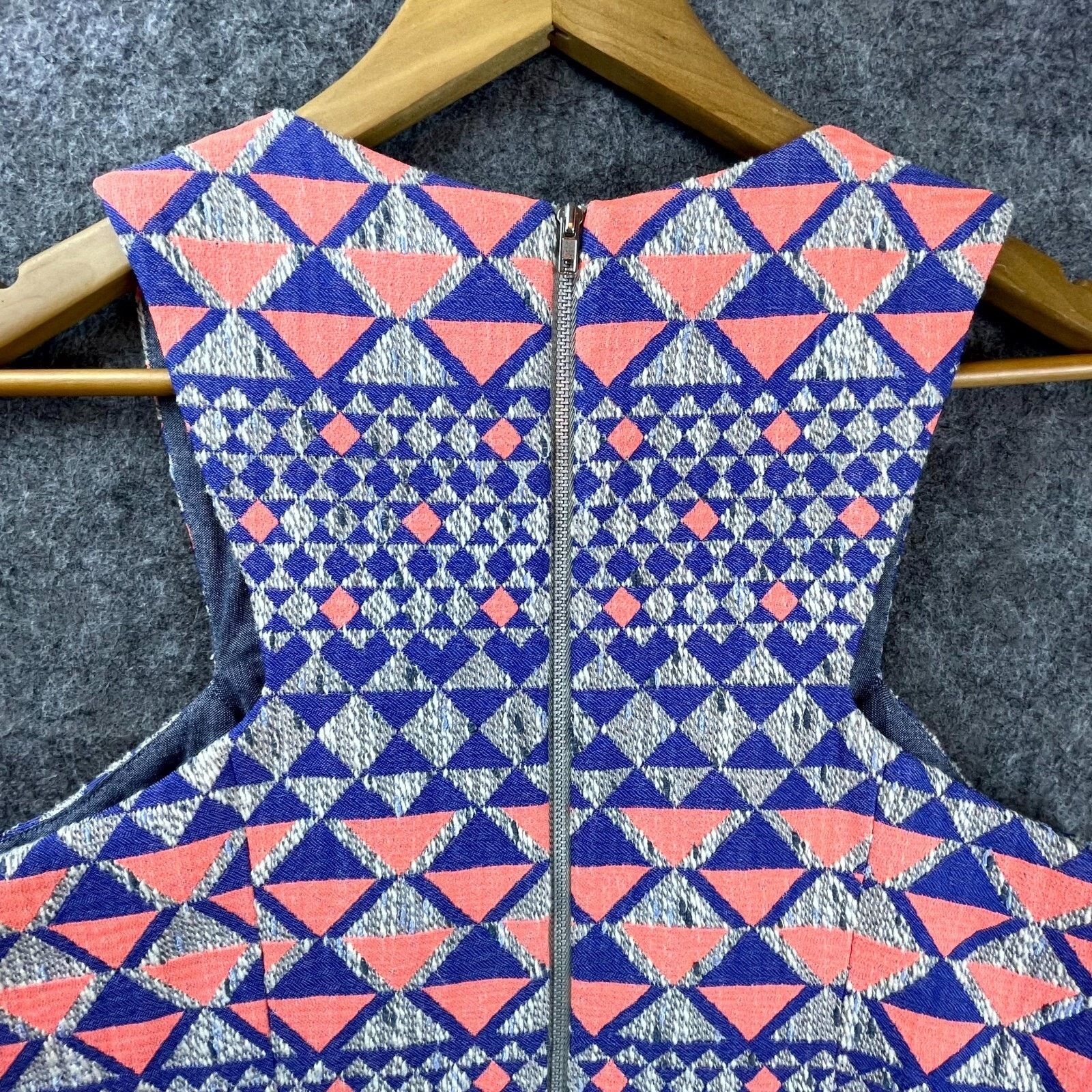 Nomad Nomad by Morgan Carper Dress 14 Mesa Jacquard 80s Pastel Size XL / US 12-14 / IT 48-50 - 3 Thumbnail