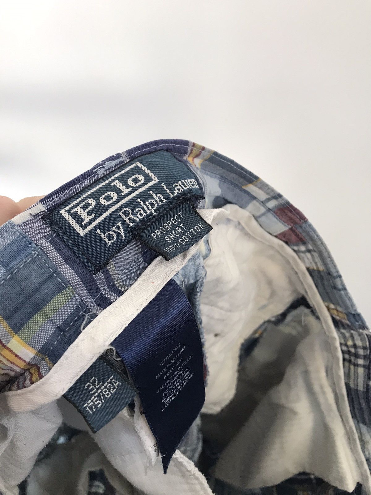 Polo Ralph Lauren Vintage Polo Ralph Lauren Patchwork Shorts Size US 32 / EU 48 - 2 Thumbnail