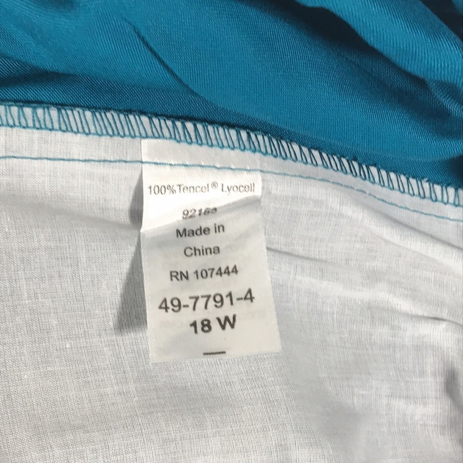 Other Jessica London Blue Straight Leg Pull-on Pants Size 18W NWT Size 40" / US 18 - 5 Thumbnail