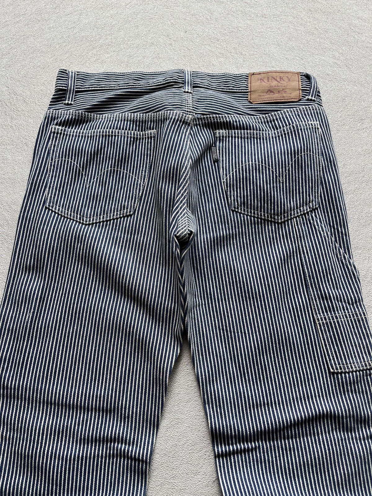Hysteric Glamour 2000s HYSTERIC GLAMOUR Kinky Carpenter Stripe Hickory pants Size US 32 / EU 48 - 2 Thumbnail