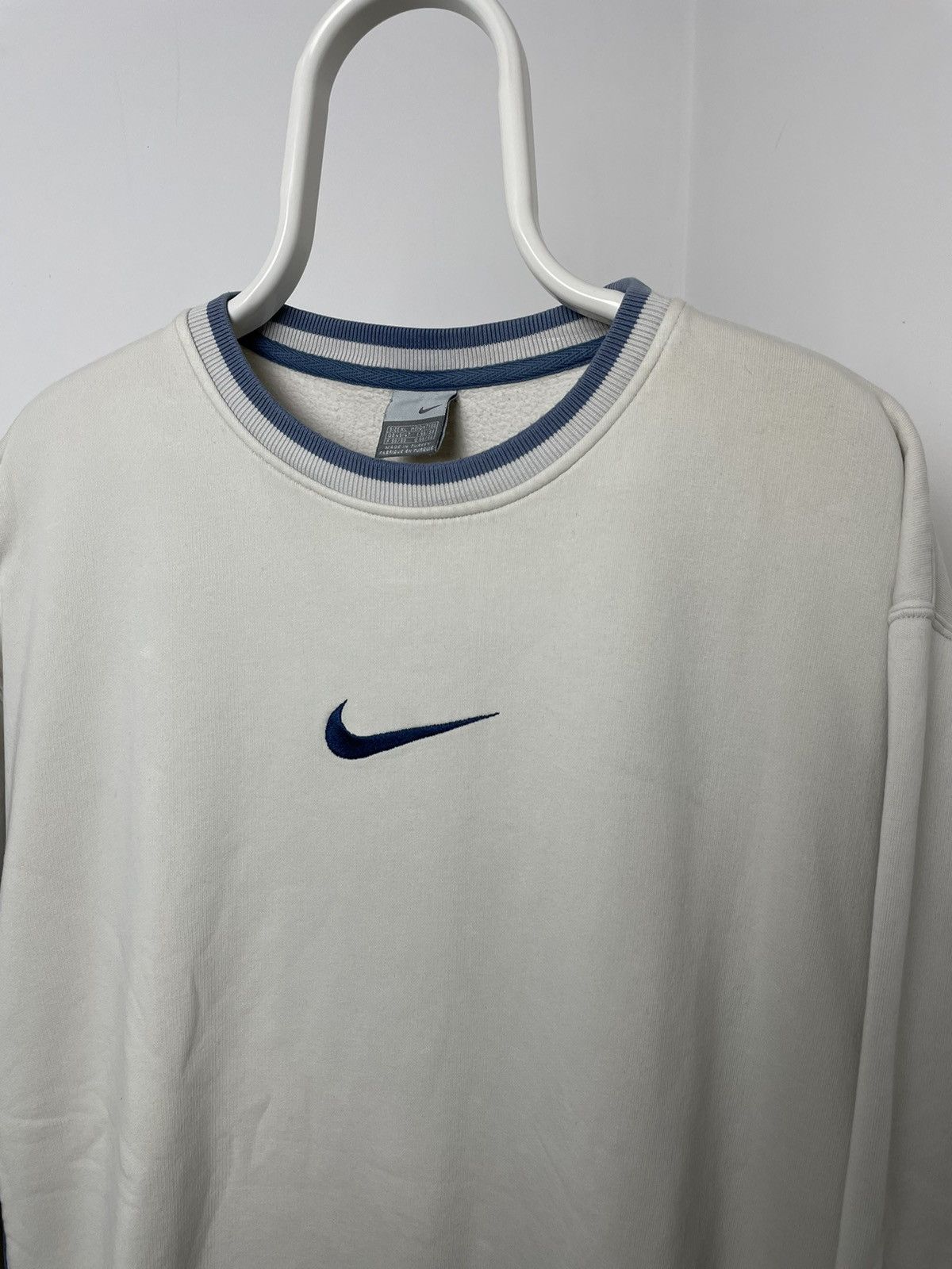 Nike × Vintage Nike Vintage Centre Logo 90’s biege Gray Size US XL / EU 56 / 4 - 9 Thumbnail