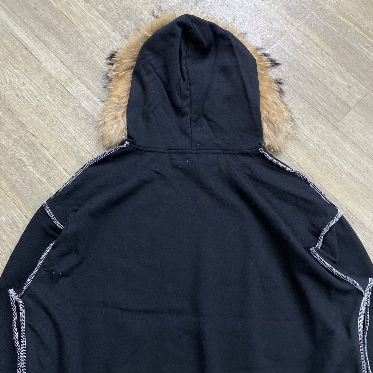 If Six Was Nine 2000s Japanese Dazy Rick Owens Style Lgb Boxy Fit Fur Hoodie Size US L / EU 52-54 / 3 - 10 Thumbnail