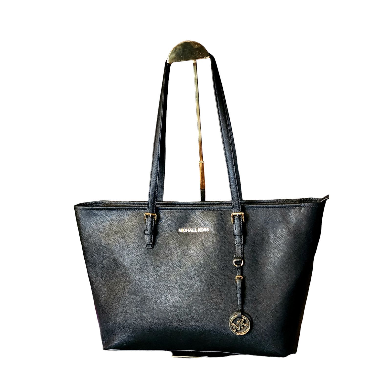 Michael Kors Michael Michael Kors jet set saffiano leather top-zip tote Size ONE SIZE - 1 Thumbnail