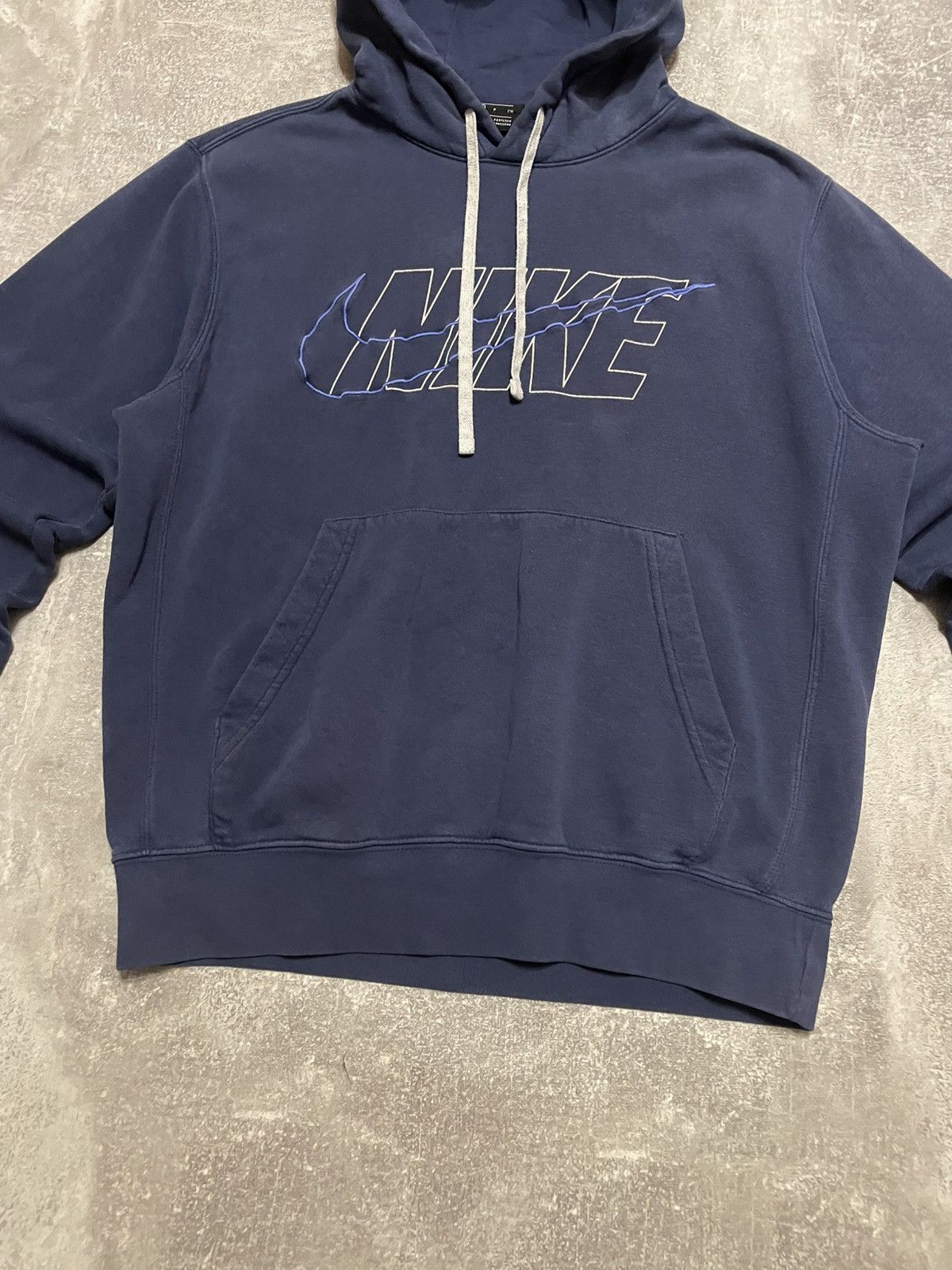 Nike × Vintage Vintage Nike Swoosh Logo Hoodie Pullover Y2K Size S Size US S / EU 44-46 / 1 - 3 Thumbnail