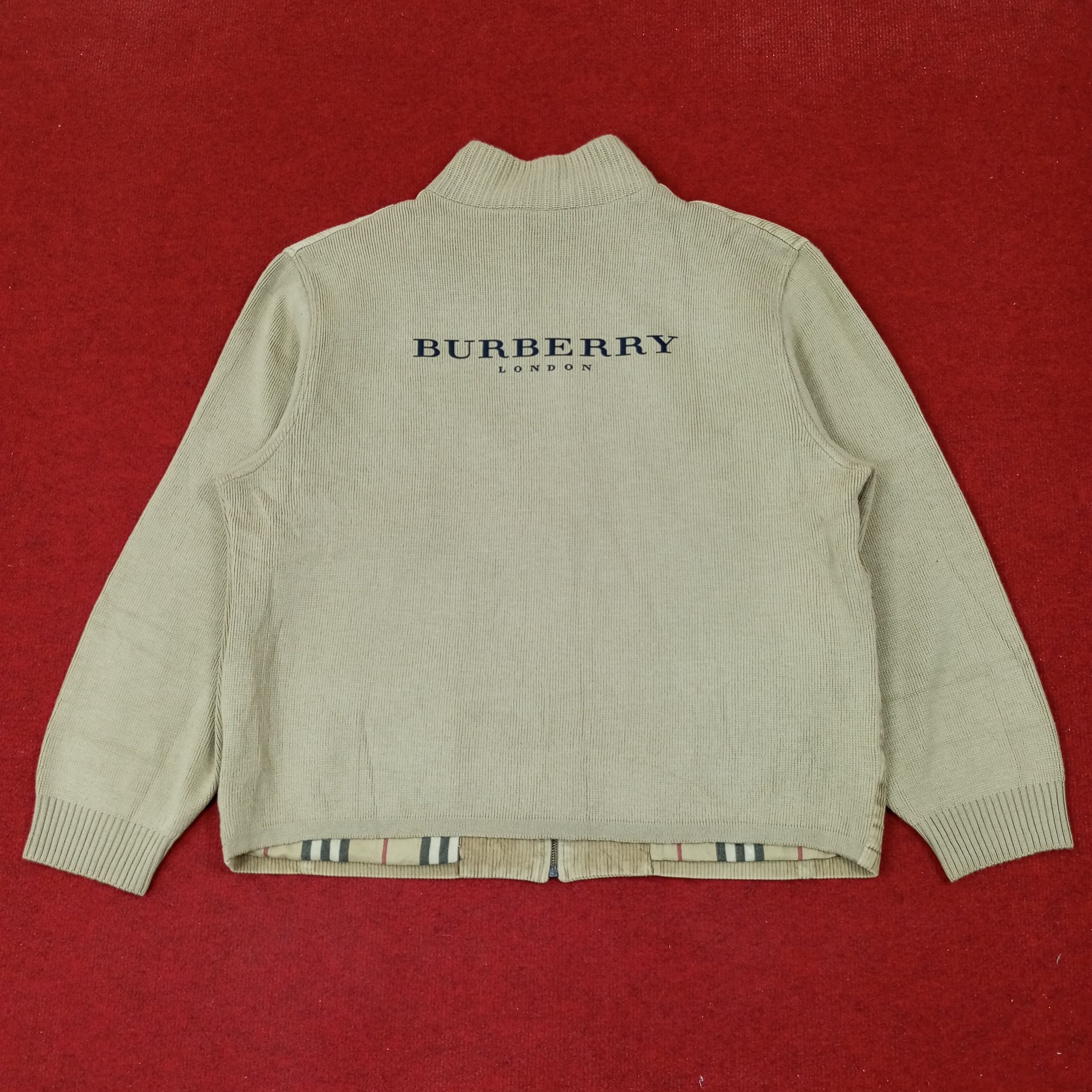 Burberry × Vintage Burberry London Fashion Brand Custom Art Jacket c218n15 Size US XL / EU 56 / 4 - 1 Thumbnail