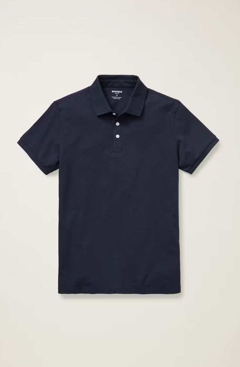 Bonobos Bonobos NWOT Men's Stretch Pique Polo in Navy Slim Fit Small Size US S / EU 44-46 / 1 - 3 Thumbnail