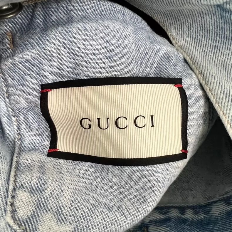 Gucci Gucci Tiger Washed Old Denim Jacket 2502-Nextarrow Size US M / EU 48-50 / 2 - 6 Thumbnail