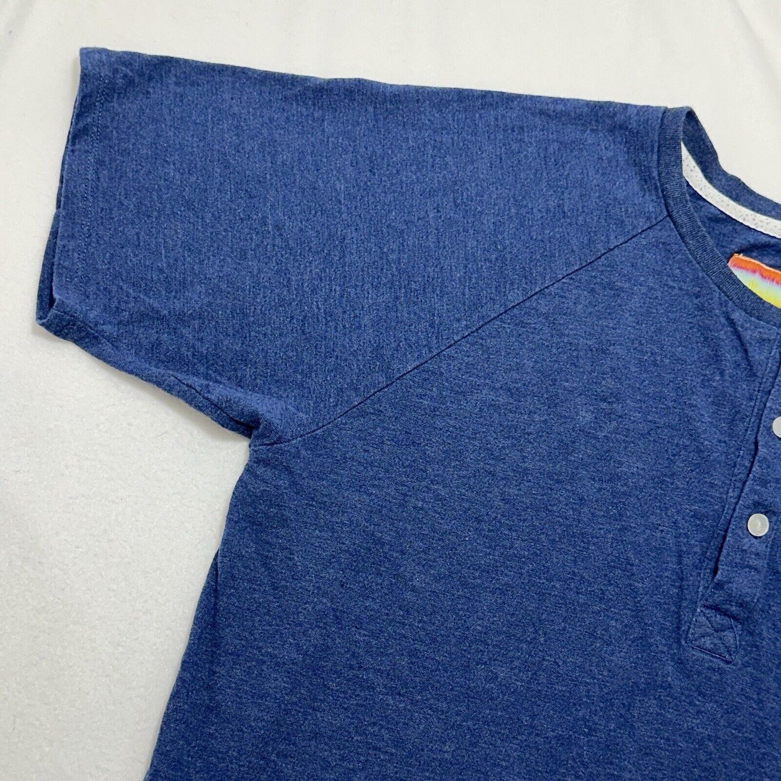 SLVDR SLVDR Medium Hidalgo Henley T Shirt Navy Blue Pocket Tee Size US M / EU 48-50 / 2 - 6 Thumbnail